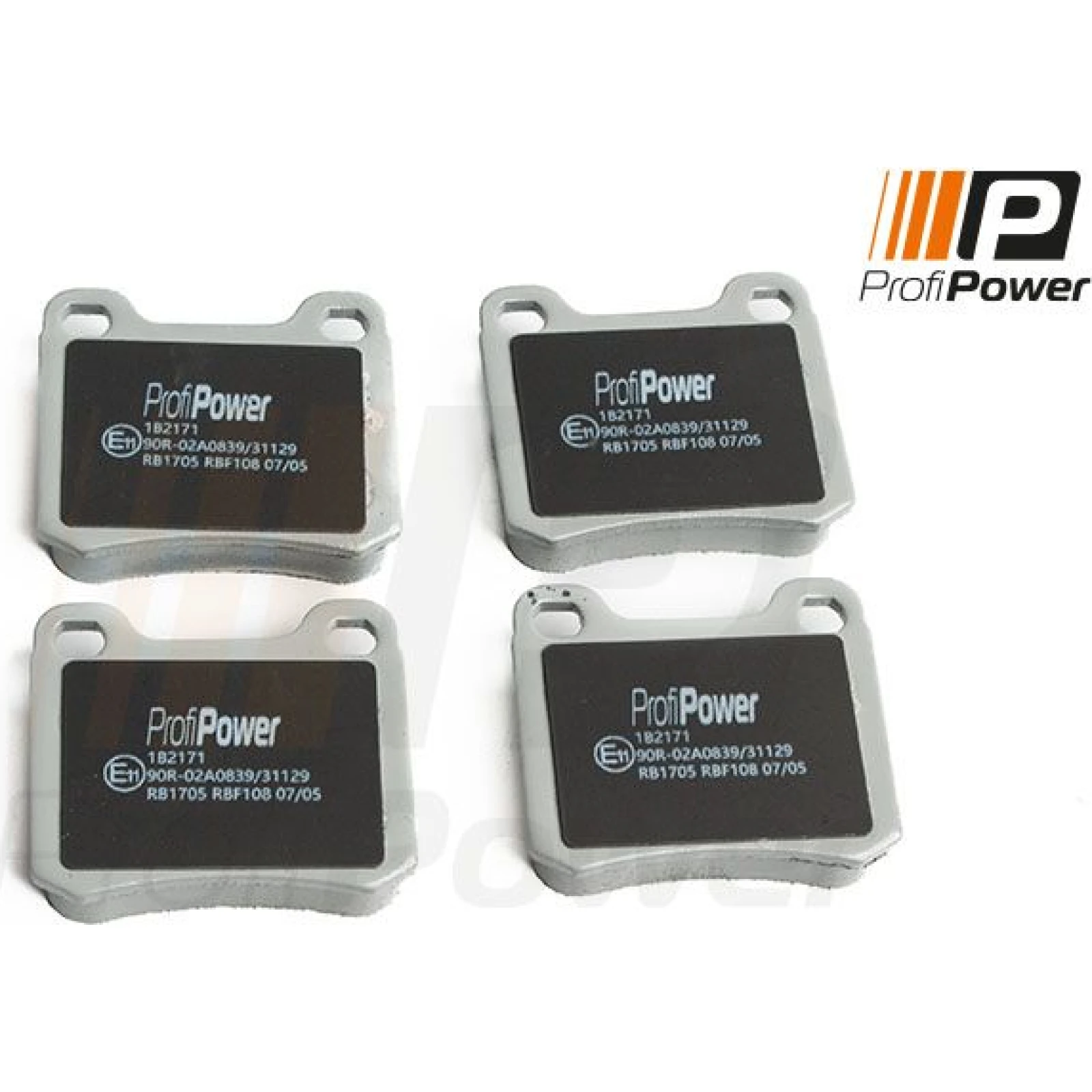 PROFIPOWER Bremsbelagsatz, Scheibenbremse 1B2171