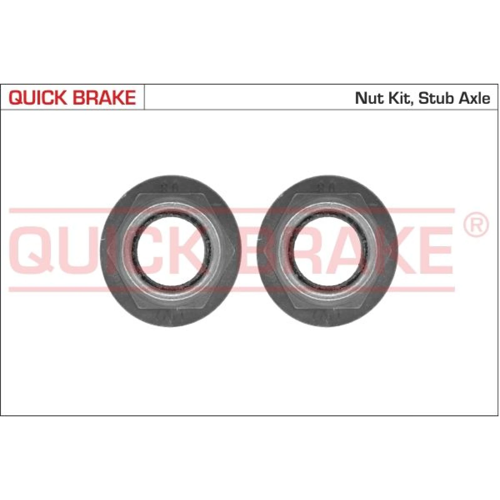QUICK BRAKE Mutter, Achsstummel 9811K