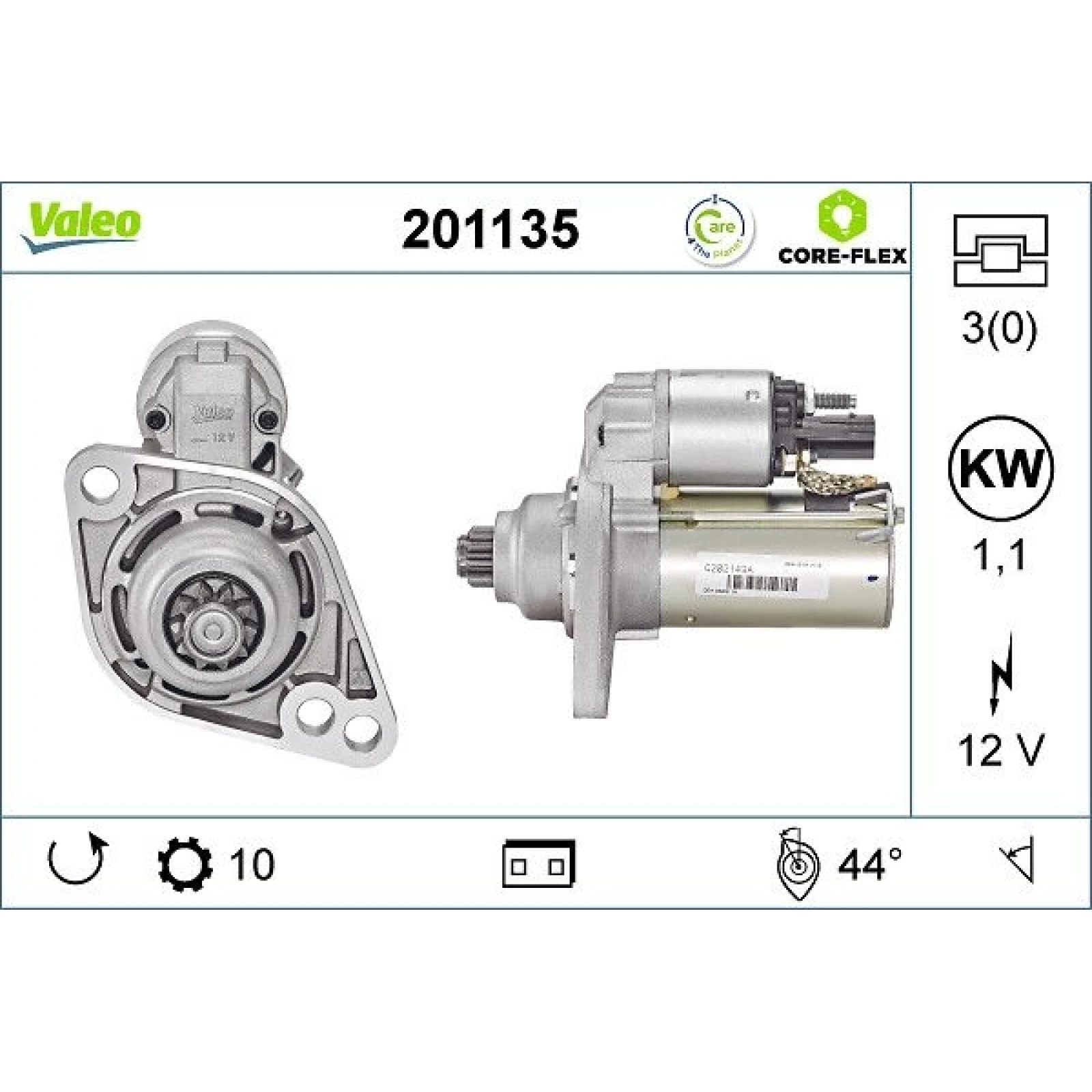 VALEO Anlasser 201135