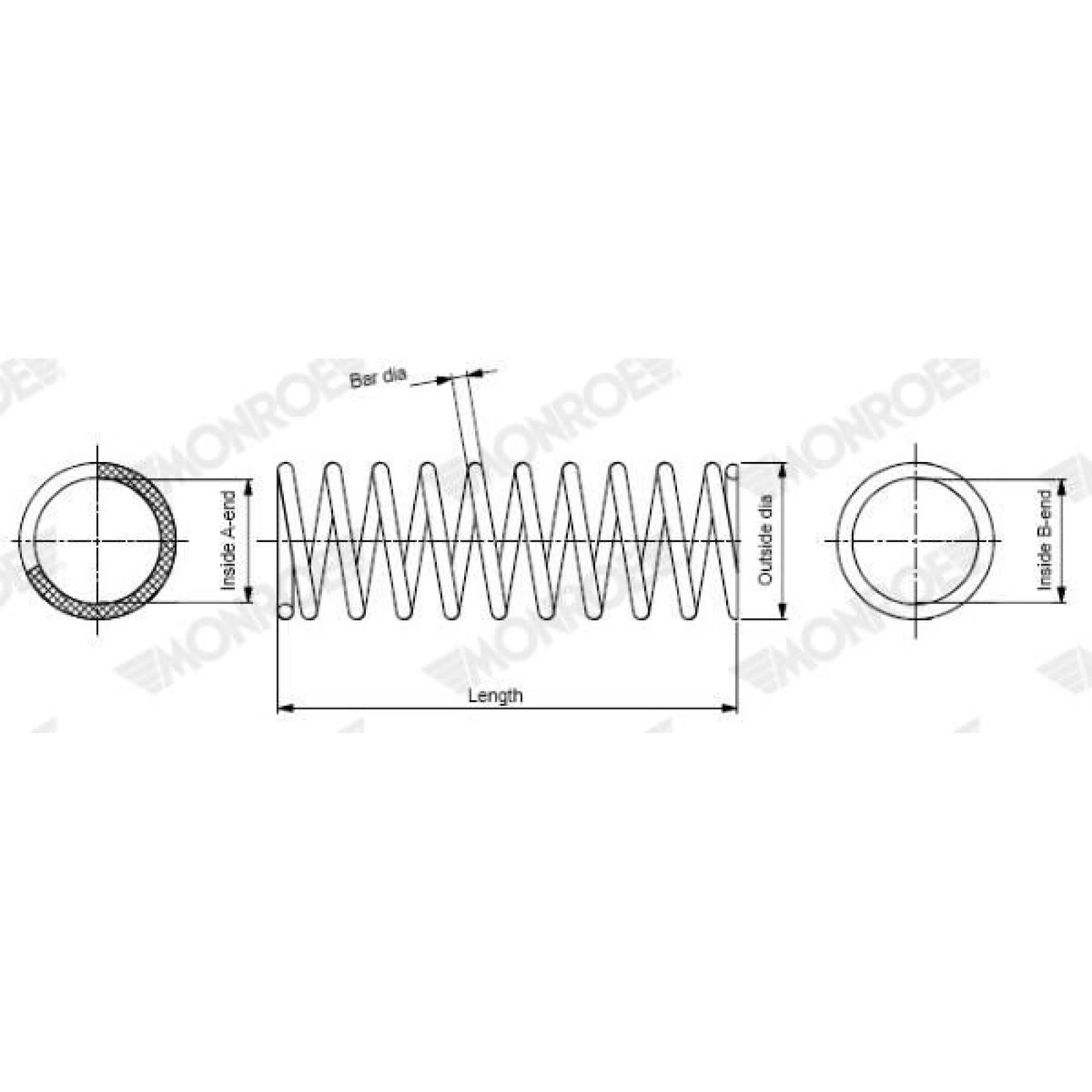 MONROE Fahrwerksfeder SP3046