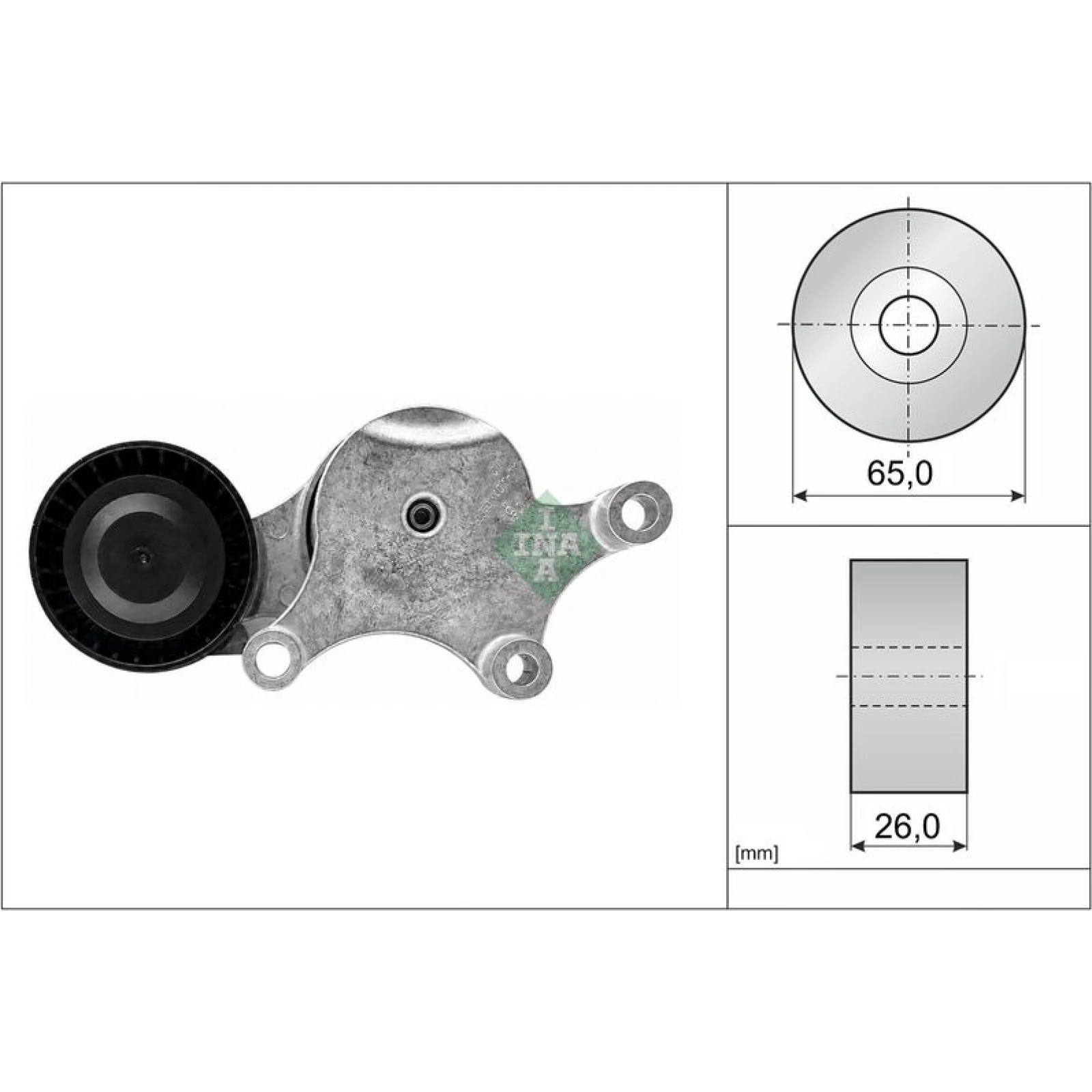 Spannrolle Nebentrieb 534 0075 20