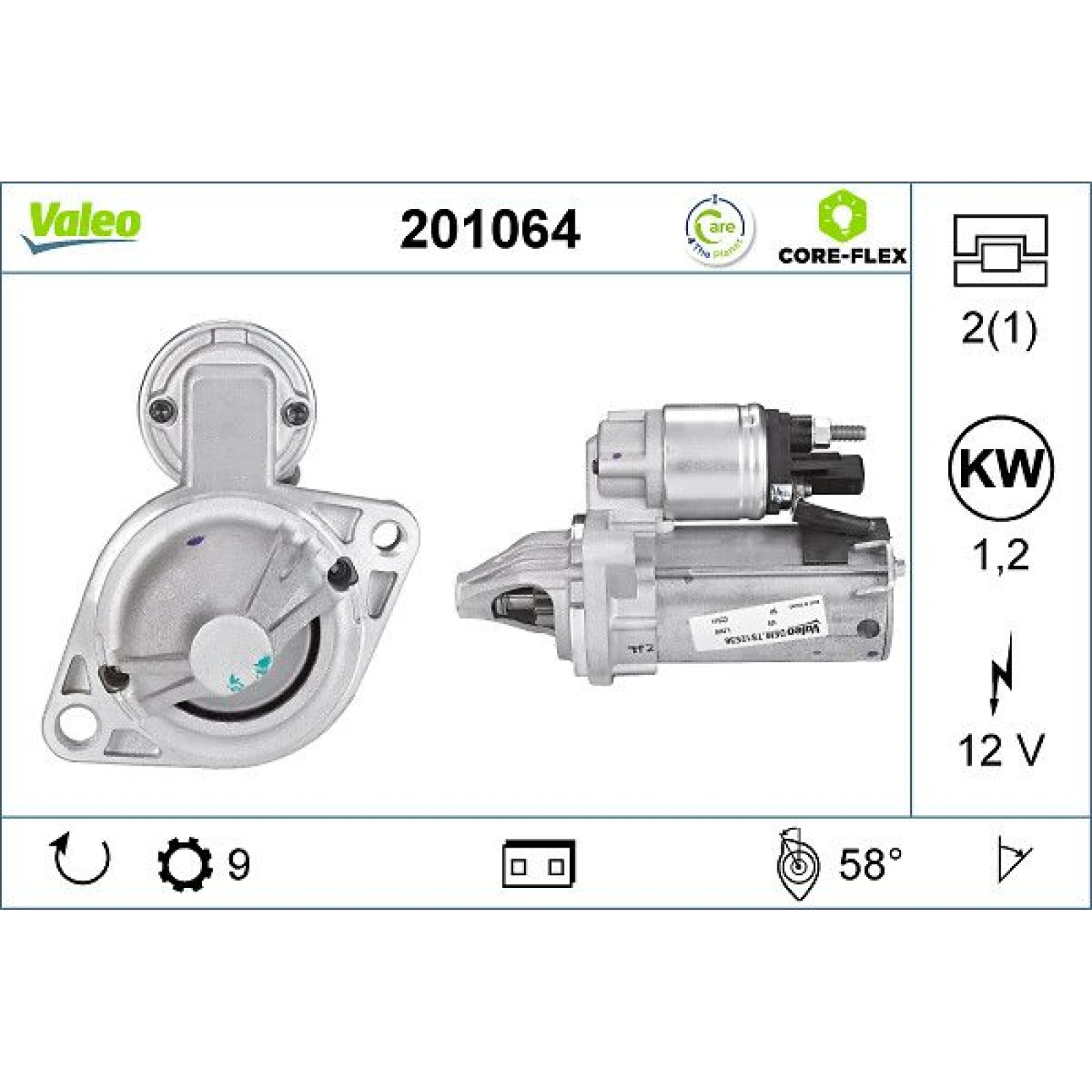 VALEO Anlasser 201064
