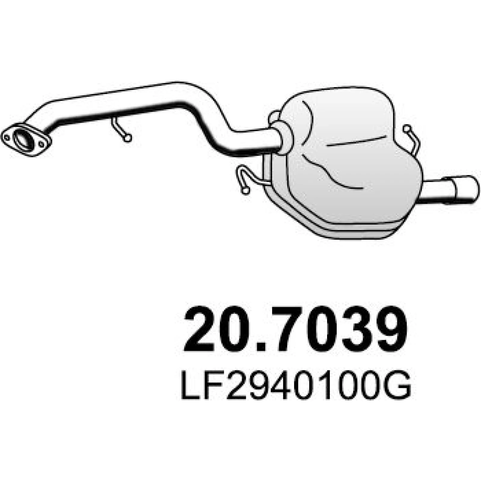 Endschalldämpfer 20.7039