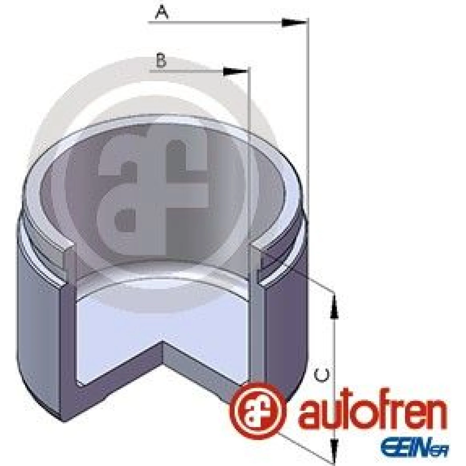 Kolben, Bremssattel D025395