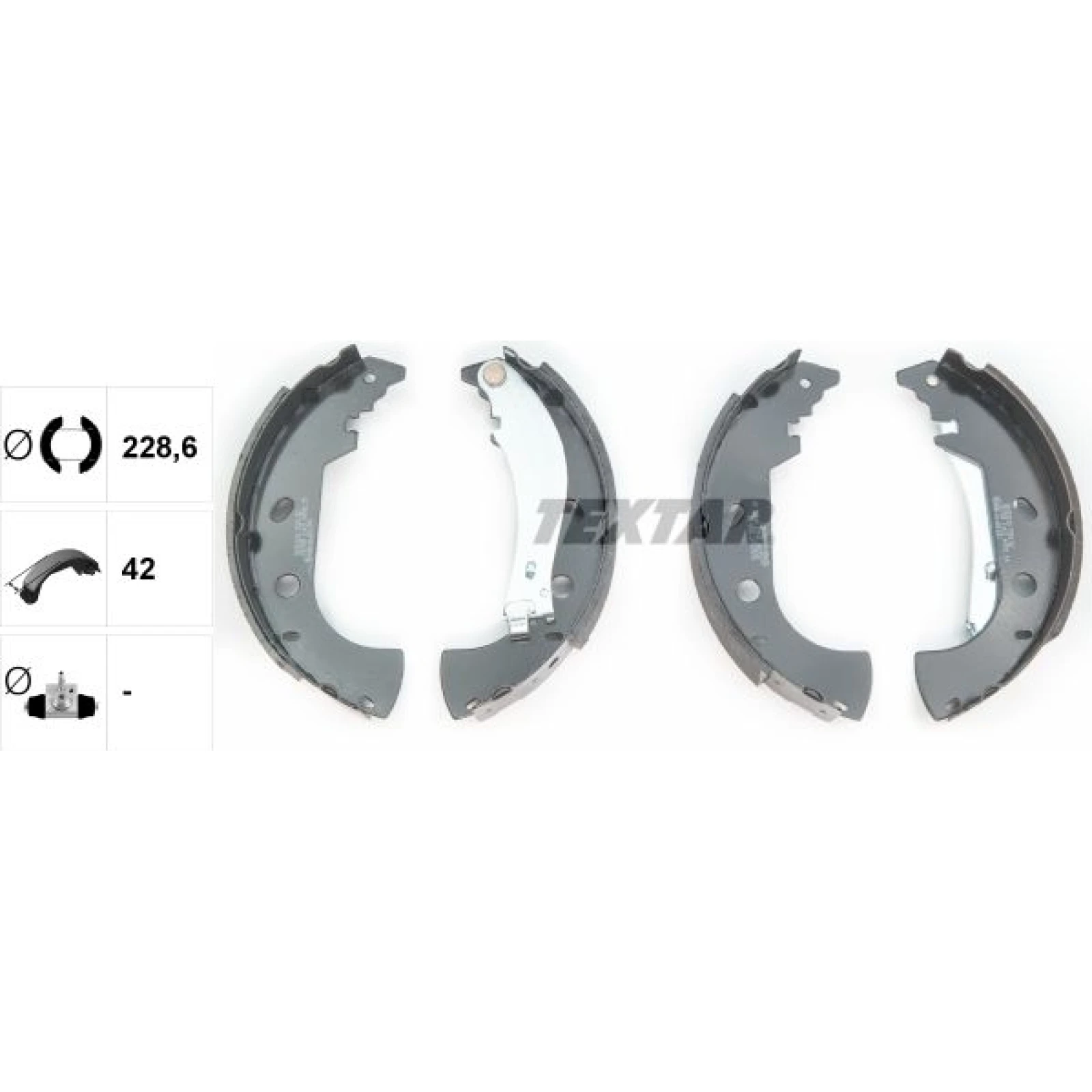 Bremsbacken Fiat Palio/Siena/Marea/Albea/Multipla Lockhead 91053100