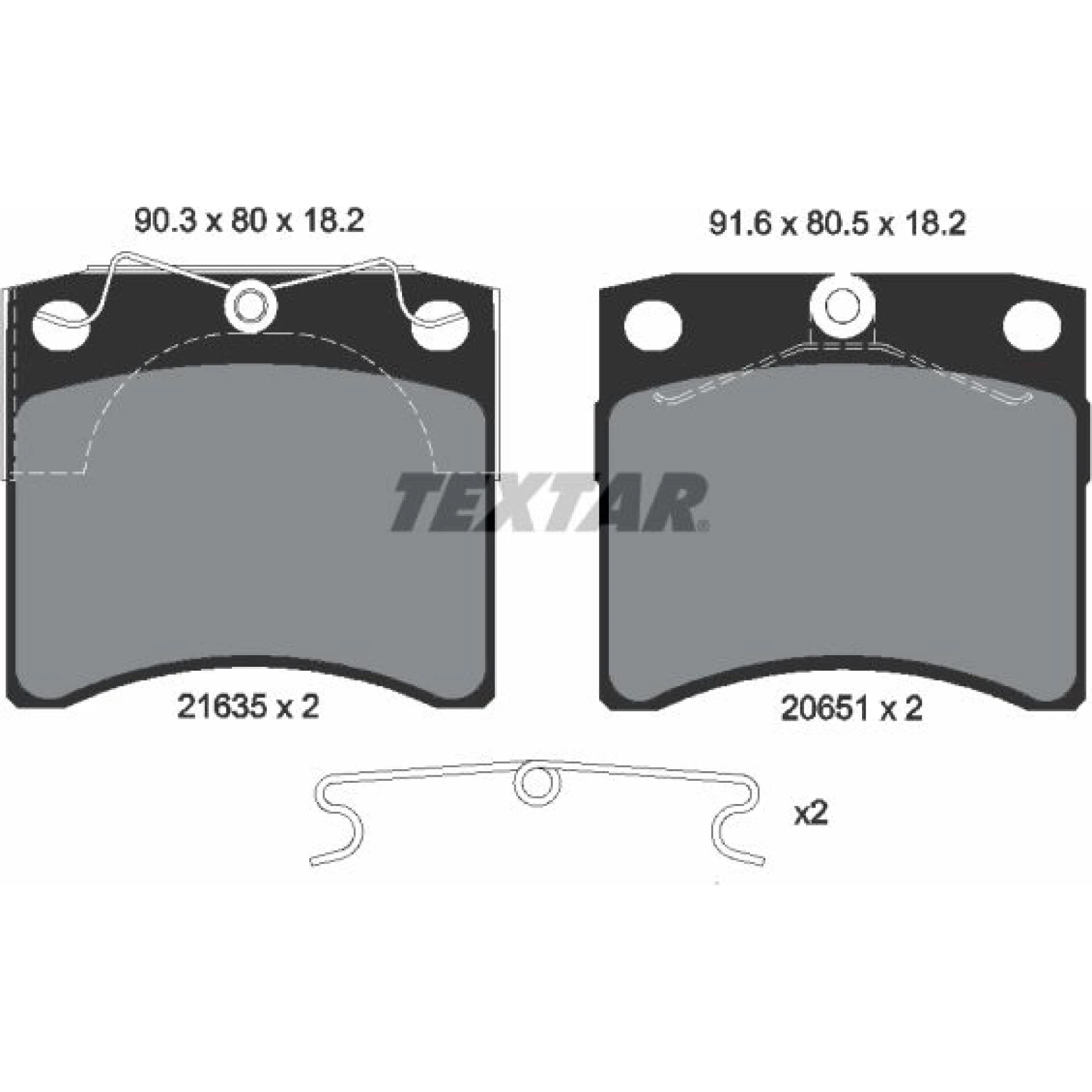 Bremsbelagsatz Vw P. T4 09/90 15 2163501