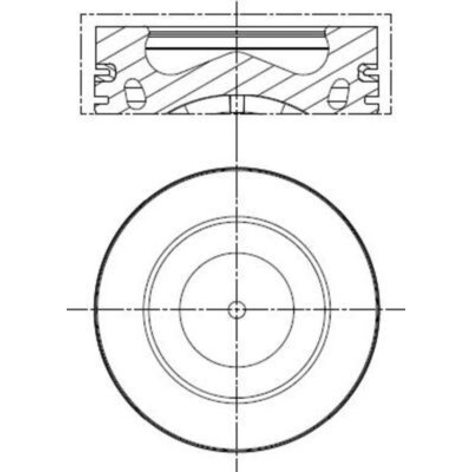 MAHLE Kolben 028 PI 00121 000