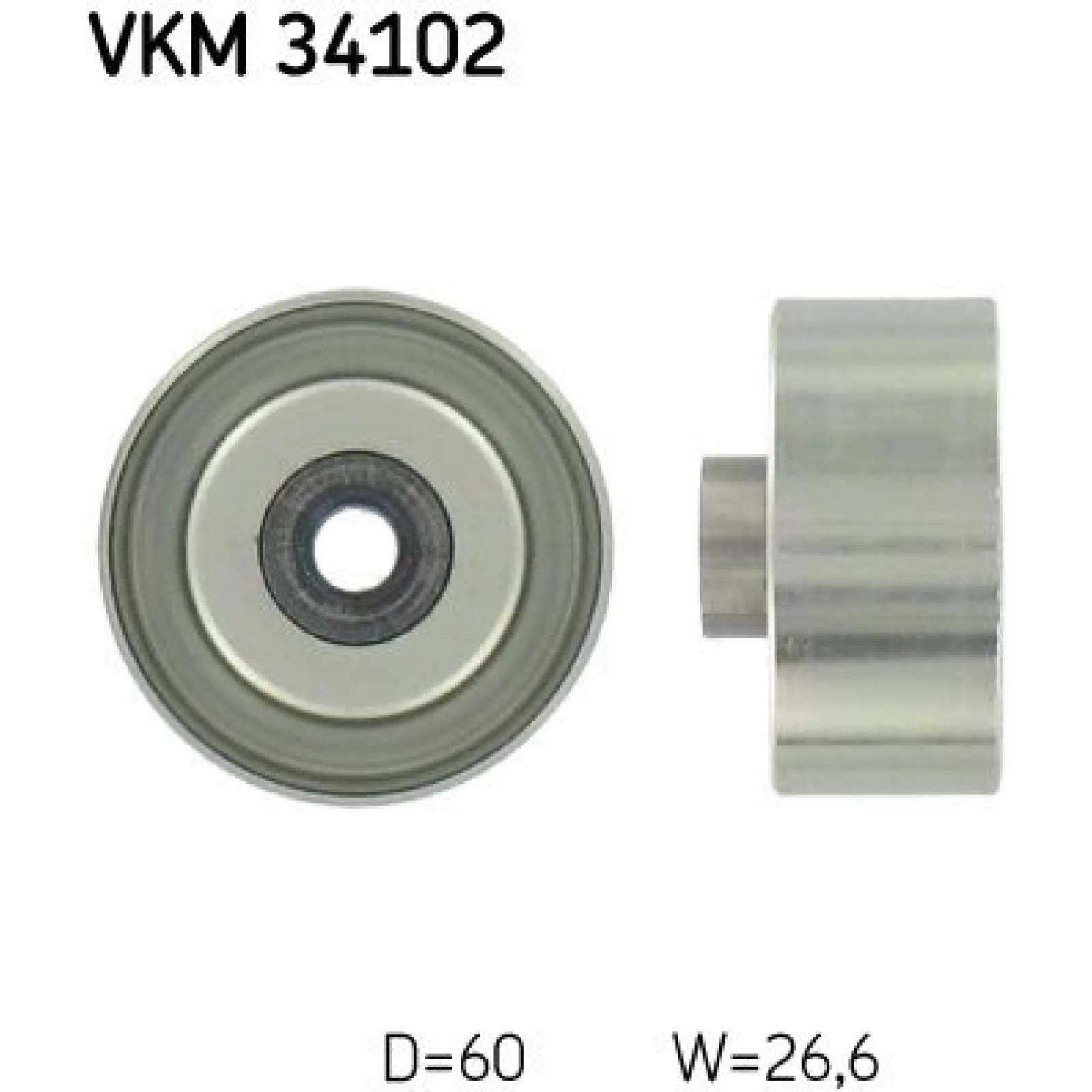 Umlenkrolle Multi-V VKM 34102