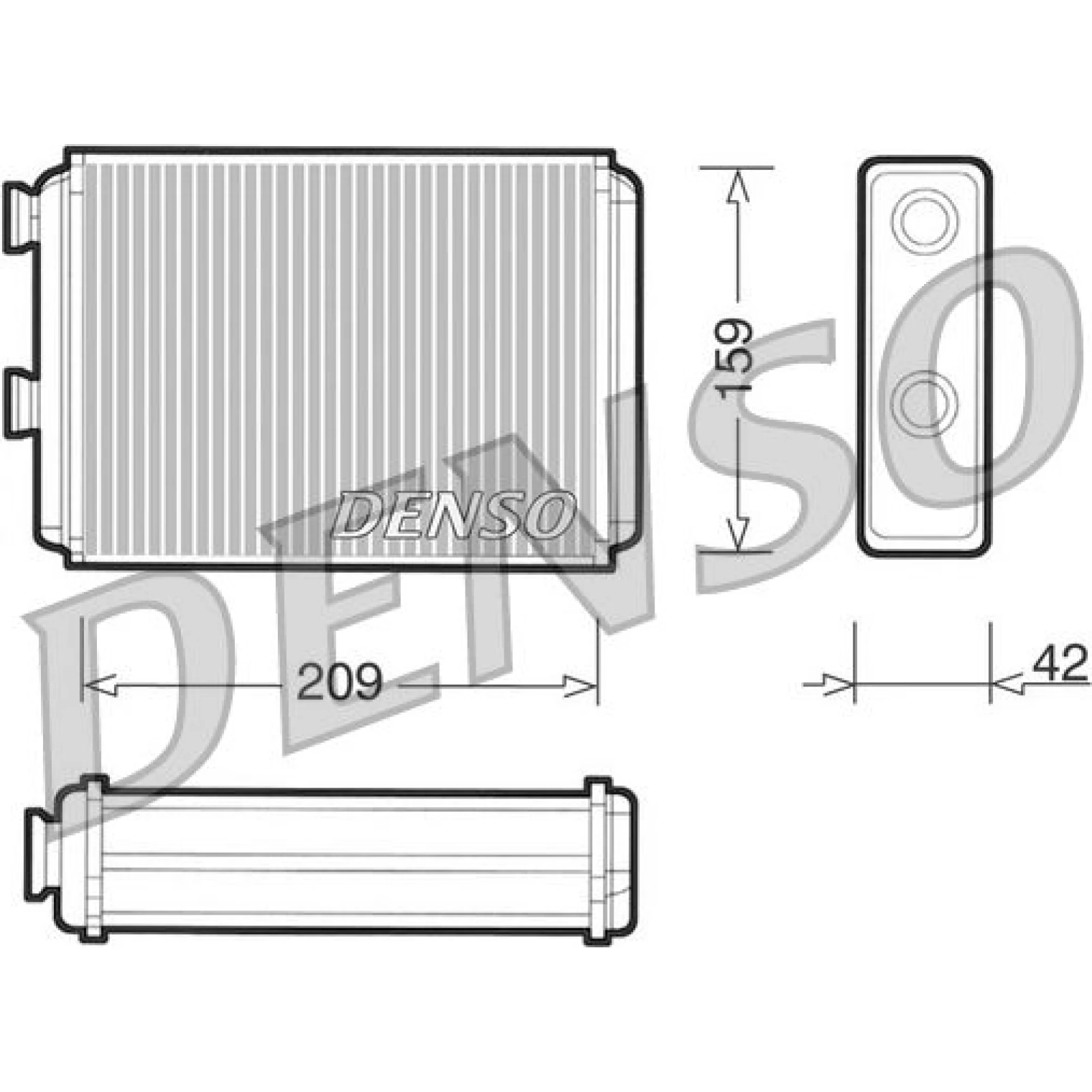 DENSO Heizkörper DRR09070