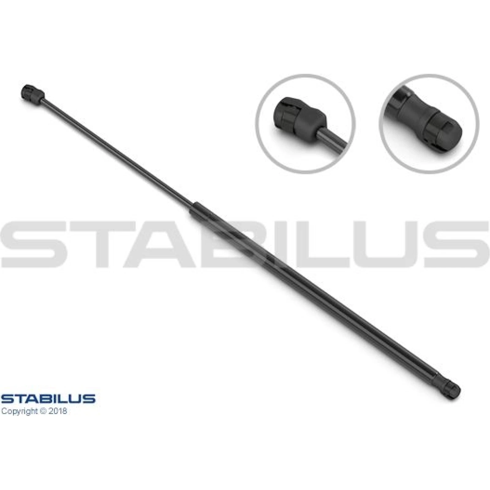 Gasfeder, Hinten L 506 620N 9588FB