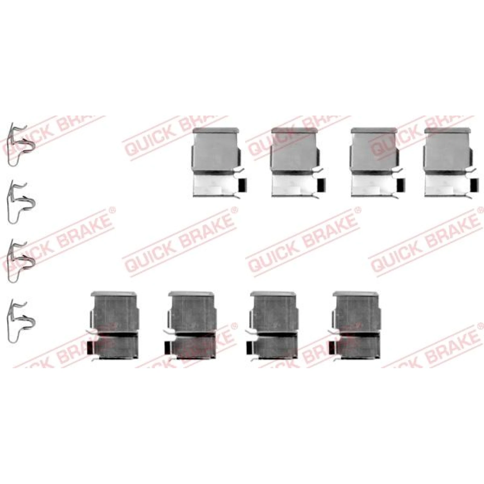Quick Brake Zusatzsatz für Scheibenbremsbeläge 109-1133
