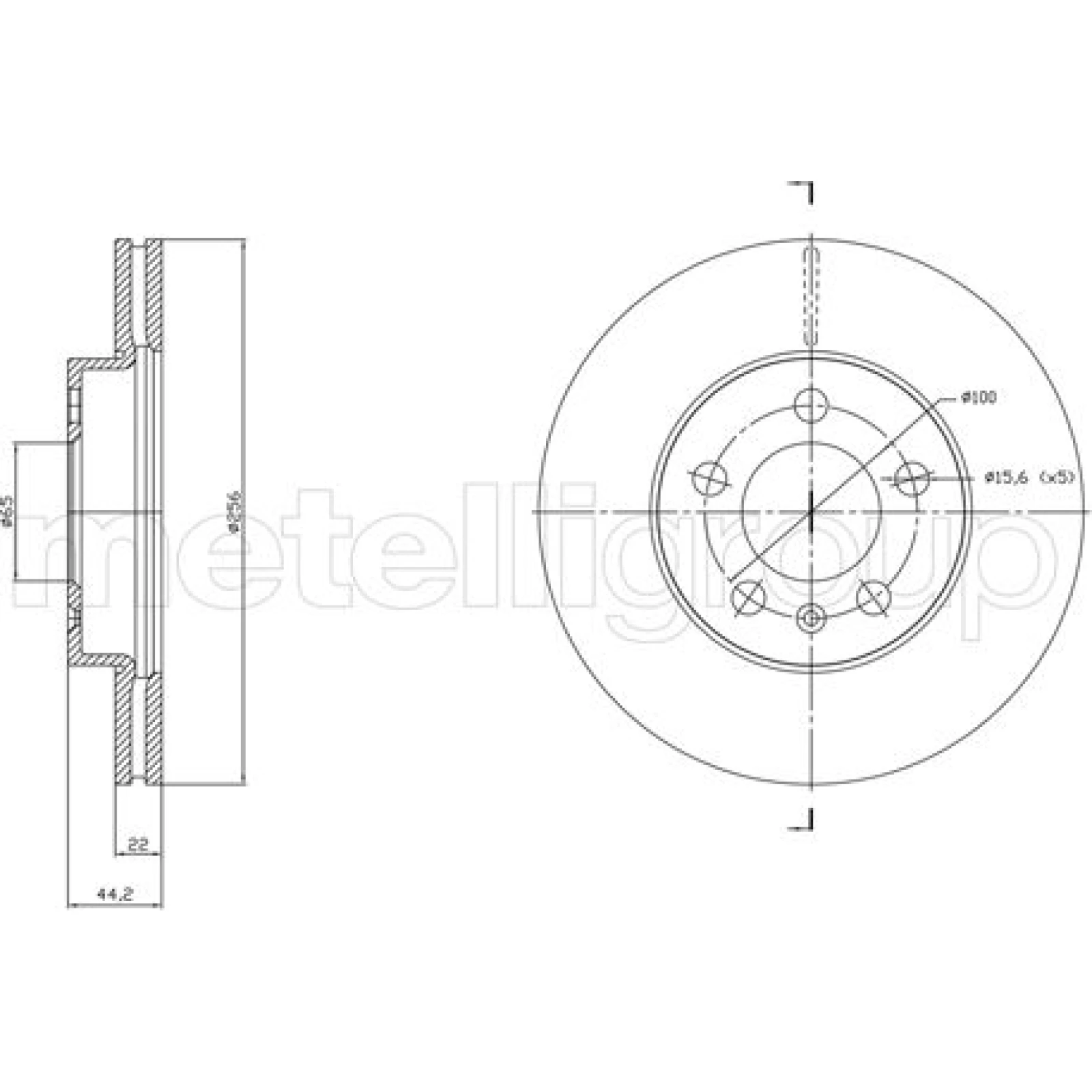 CIFAM Bremsscheibe 800-1843C