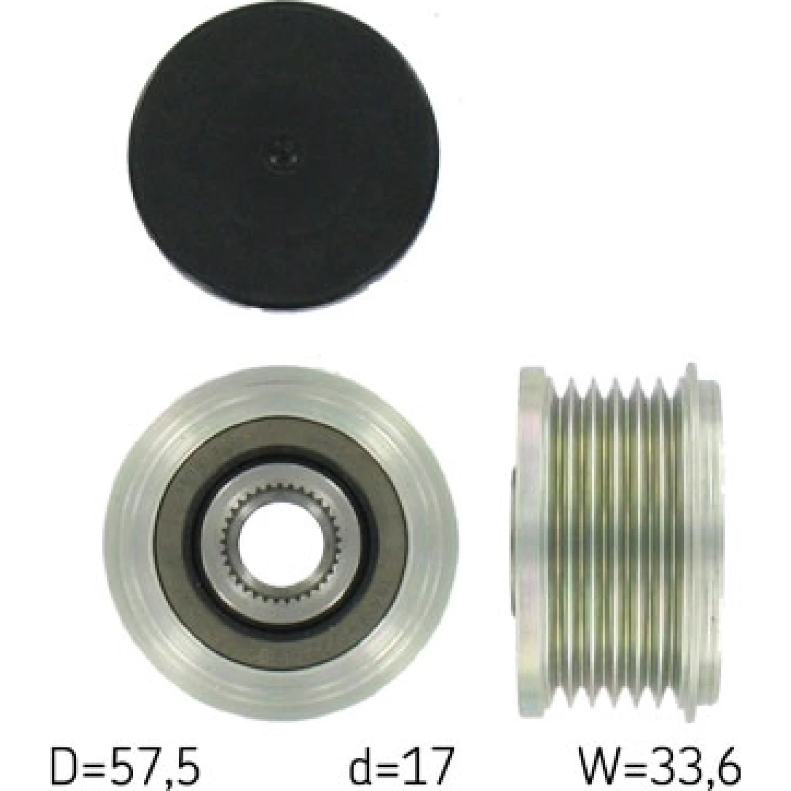 SKF Generatorfreilauf VKM 03302