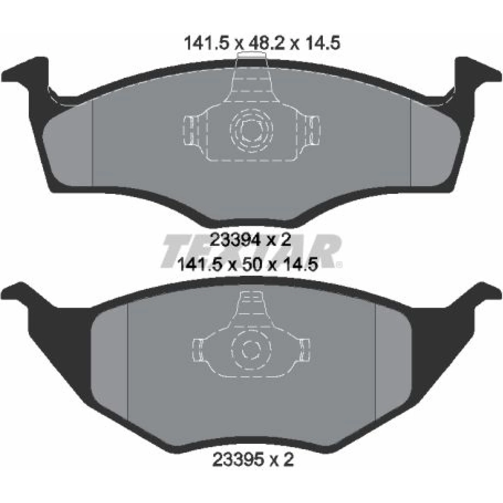 Bremsbelagsatz Vw P. Lupo 99 2339402