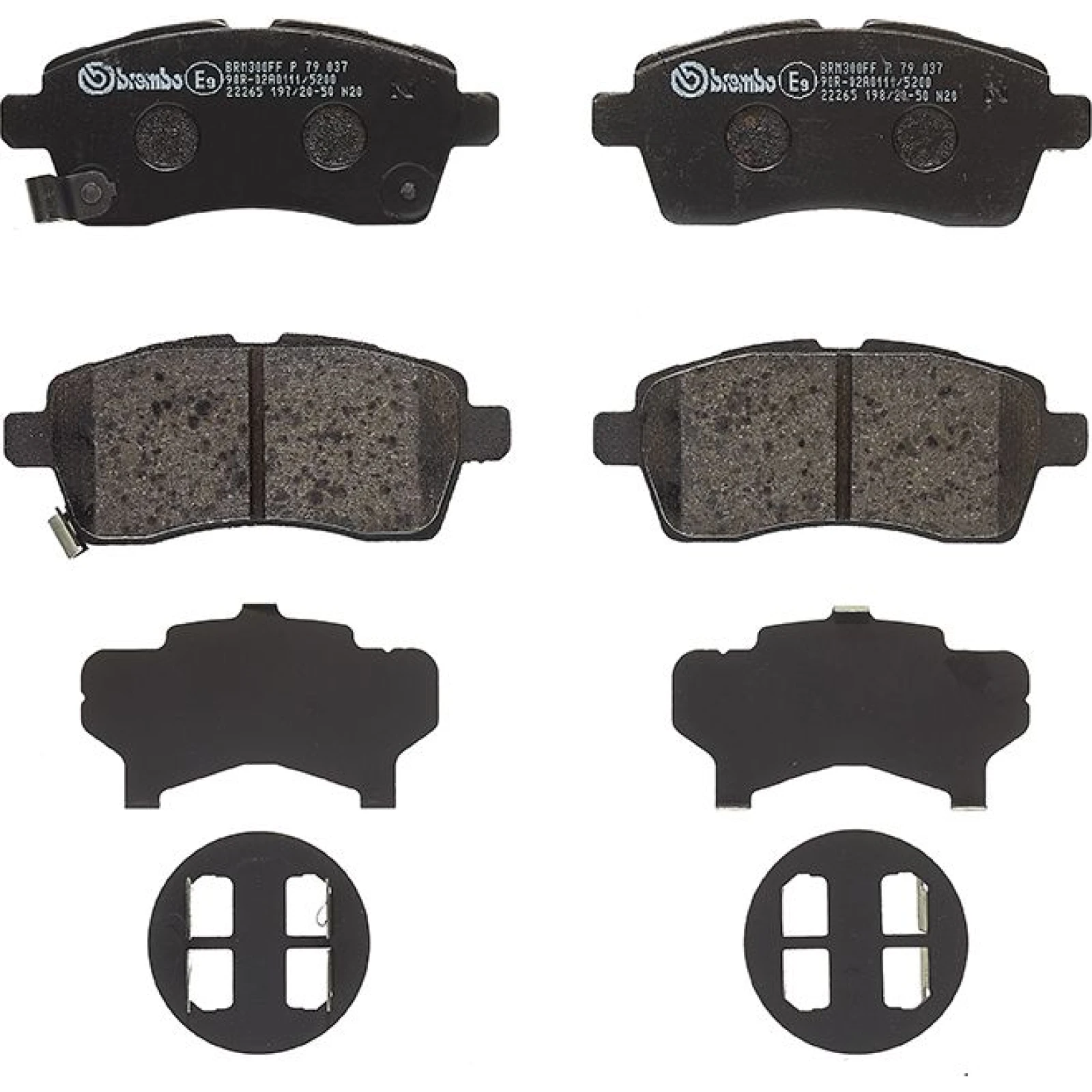 BREMBO Bremsklötze VA P 79 037