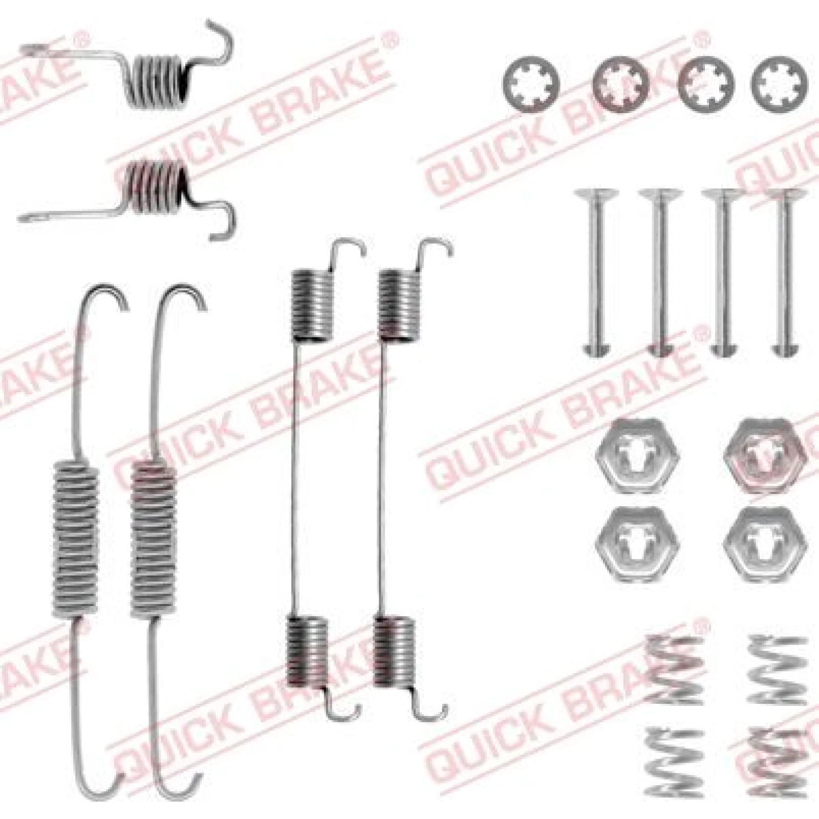 Quick Brake Montagesatz für Bremsbacken 105-0674