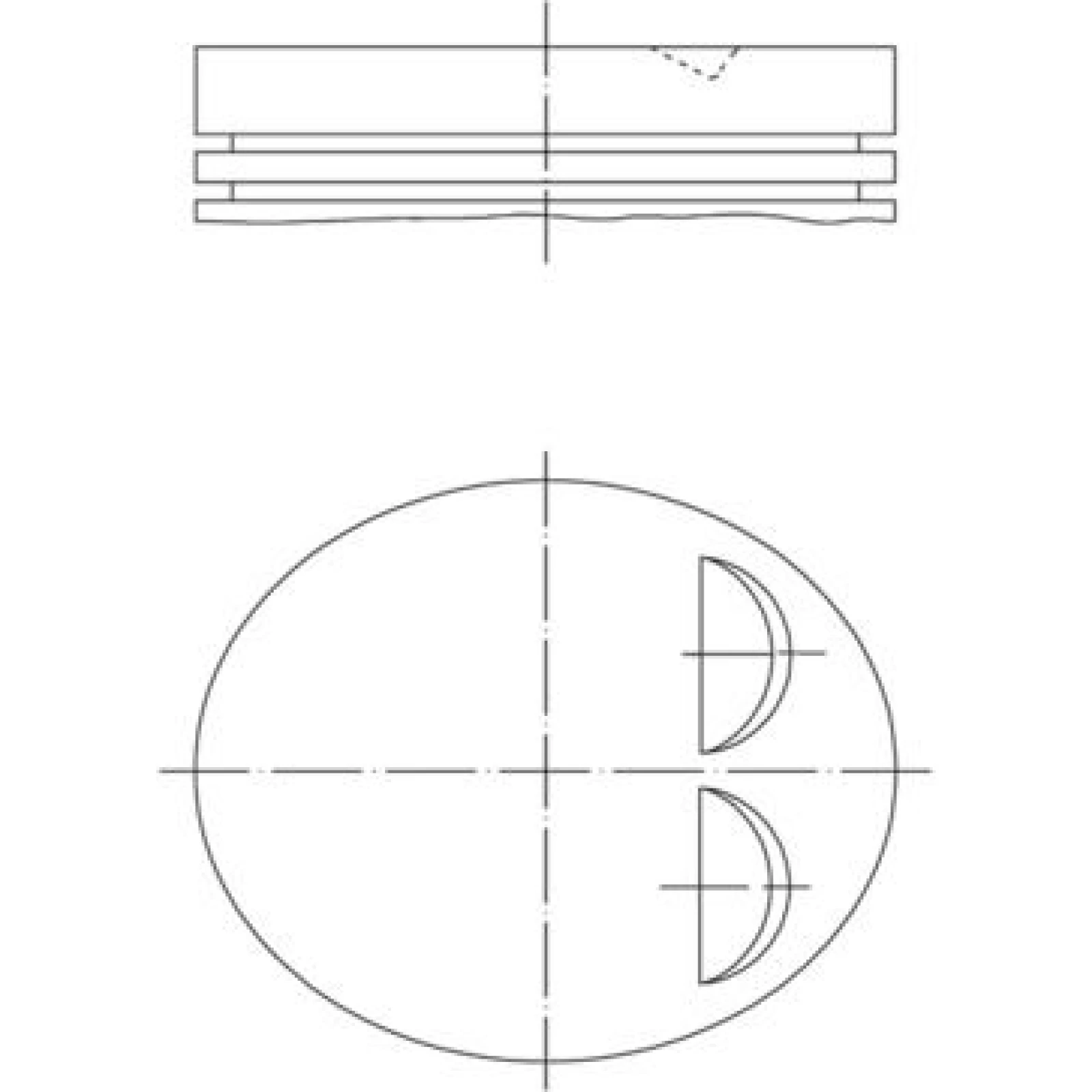 MAHLE Kolben 039 PI 00122 001