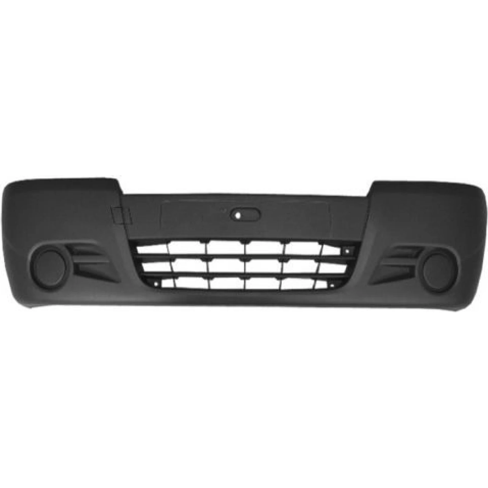 Stoßstange vorne schwarz Premium Quality, passend für Renault Trafic II / Opel Vivaro A / Nissan Primastar, 2001–2014 4696,303,7