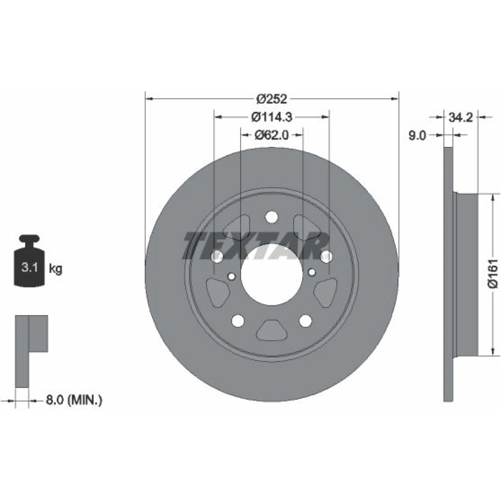 Bremsscheibe 92305703