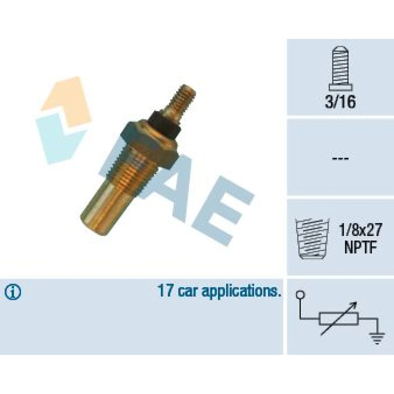FAE Sensor, Kühlmitteltemperatur 32040