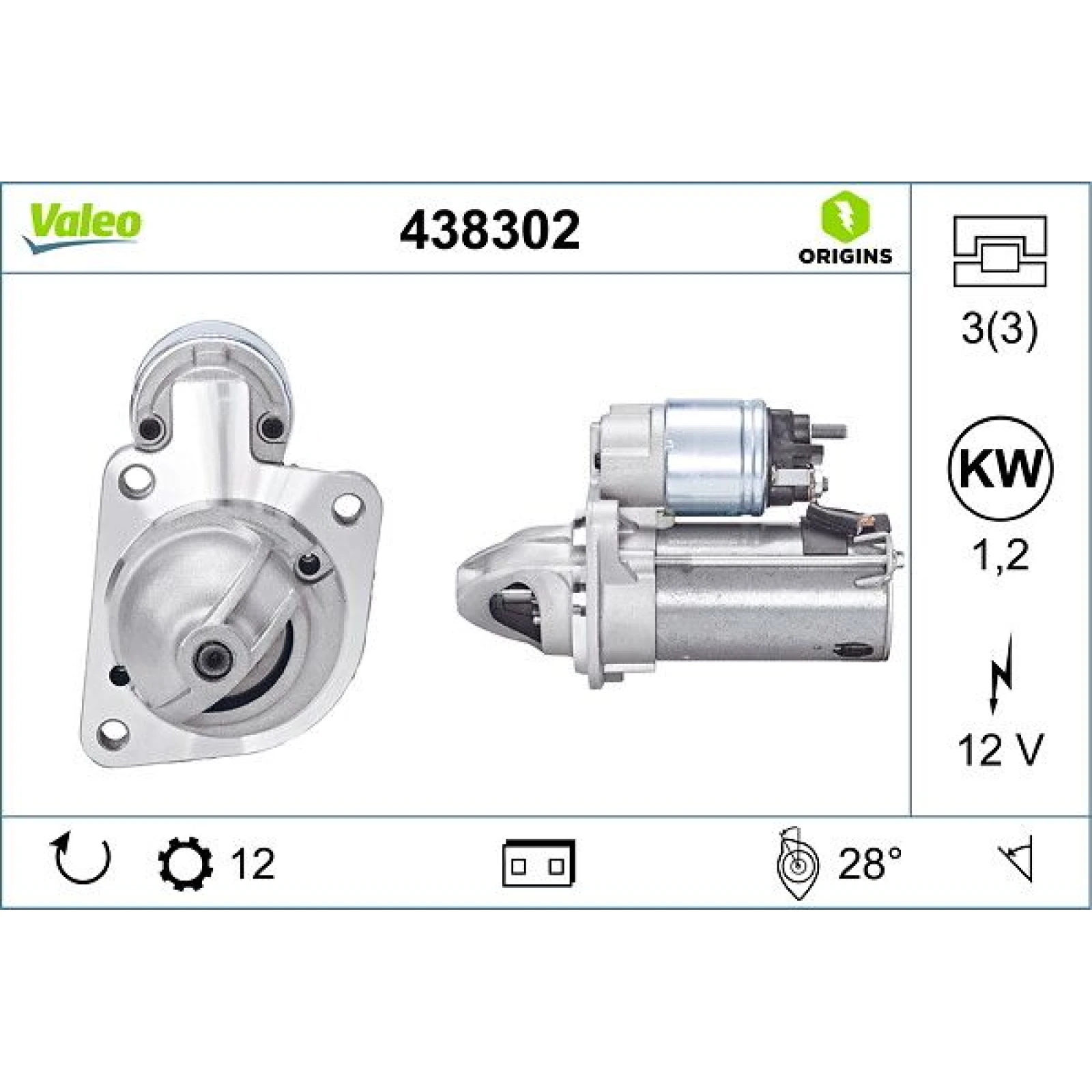 Anlasser 438302