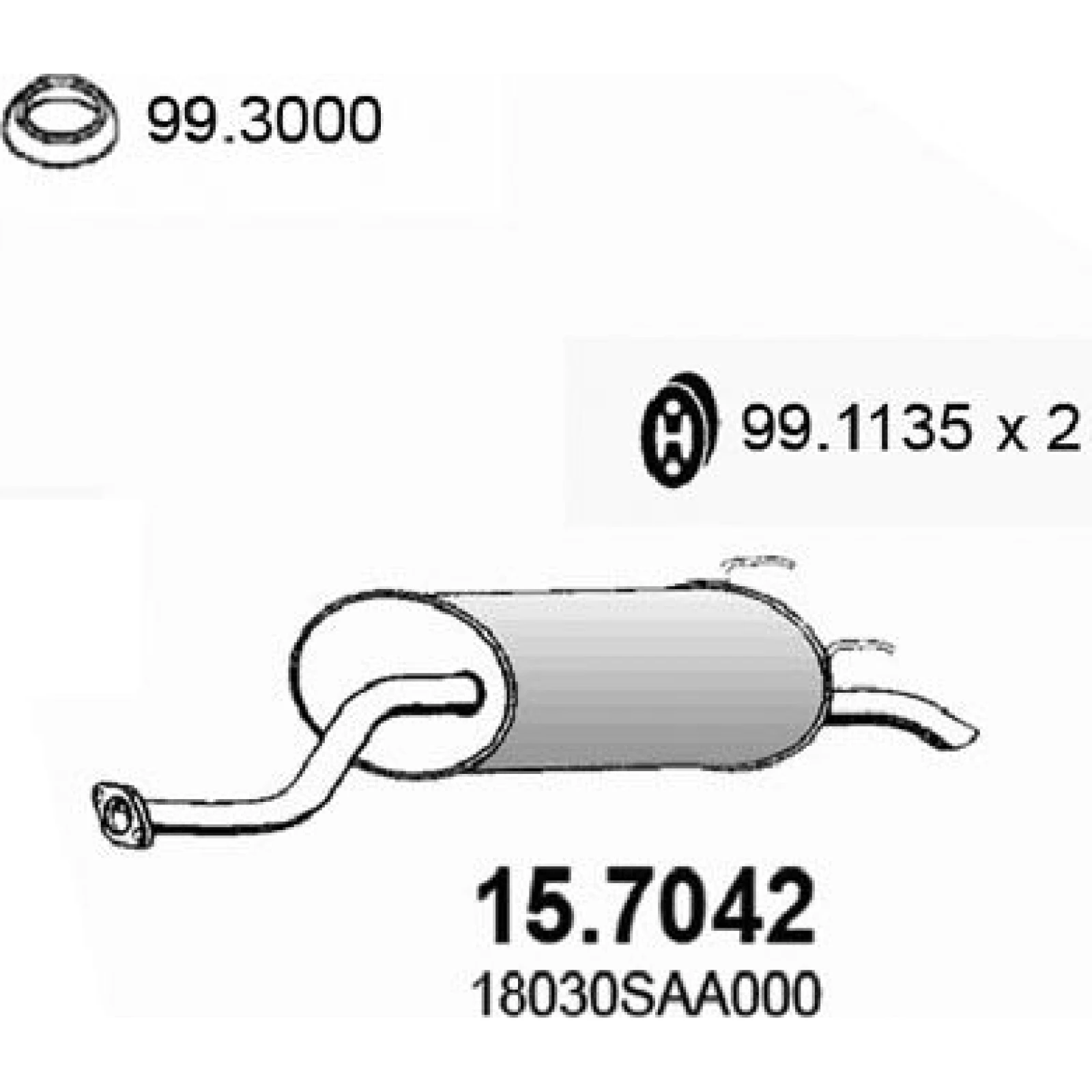 Endschalldämpfer 15.7042