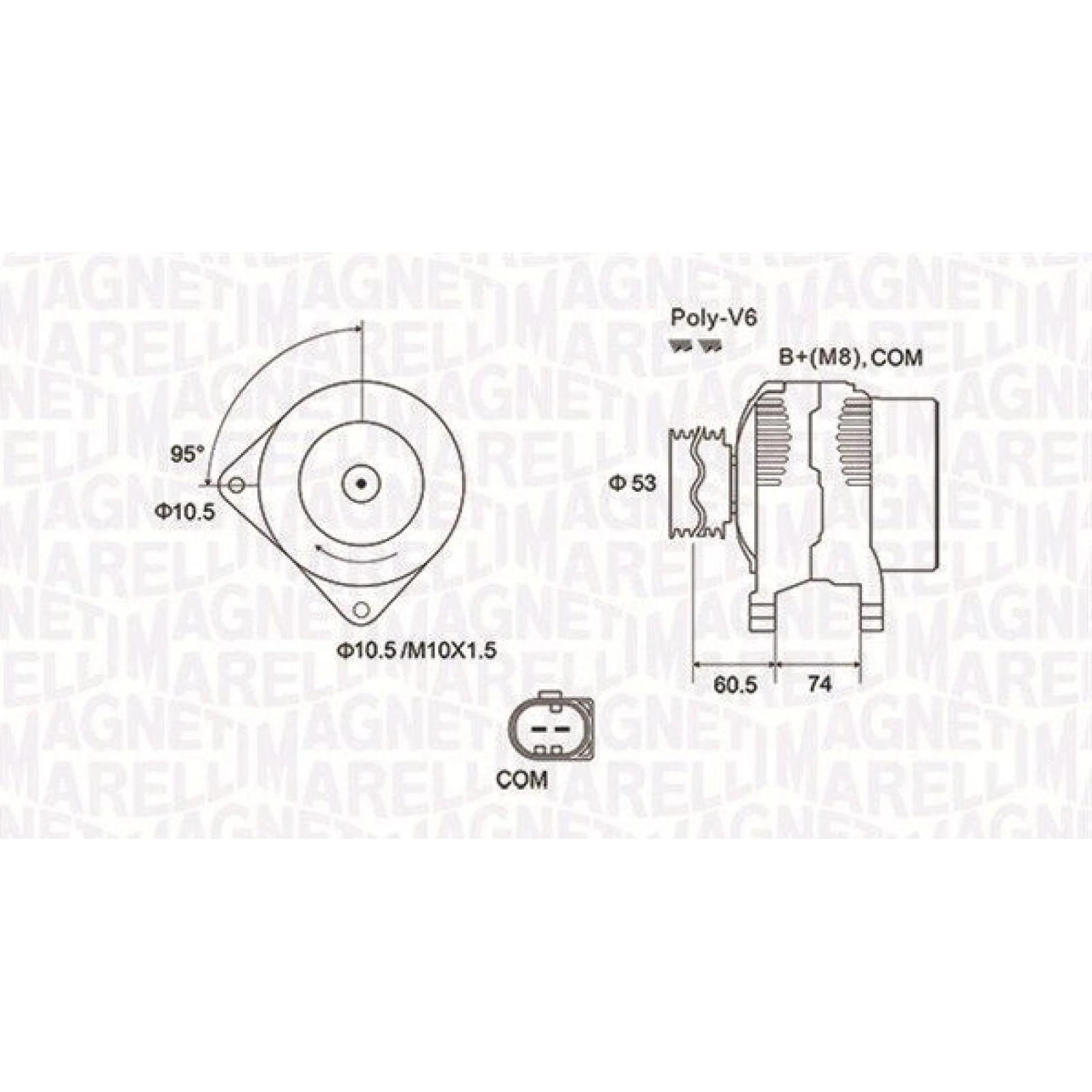 MAGNETI MARELLI Generator 063731905010