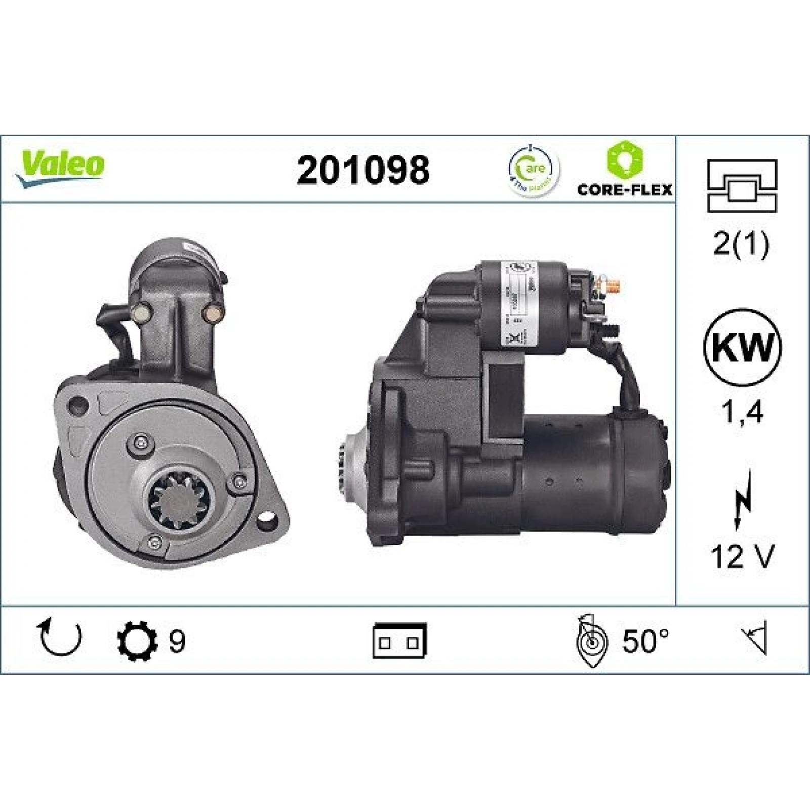 VALEO Anlasser 201098