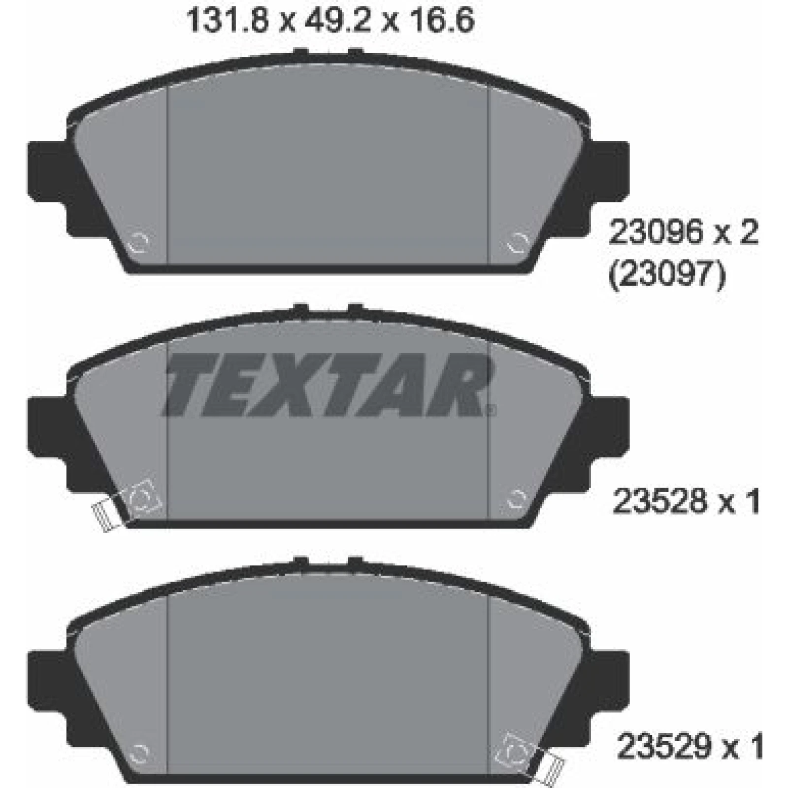 Bremsbelagsatz Honda P. Civic 01- 1.7Cdti 2309601