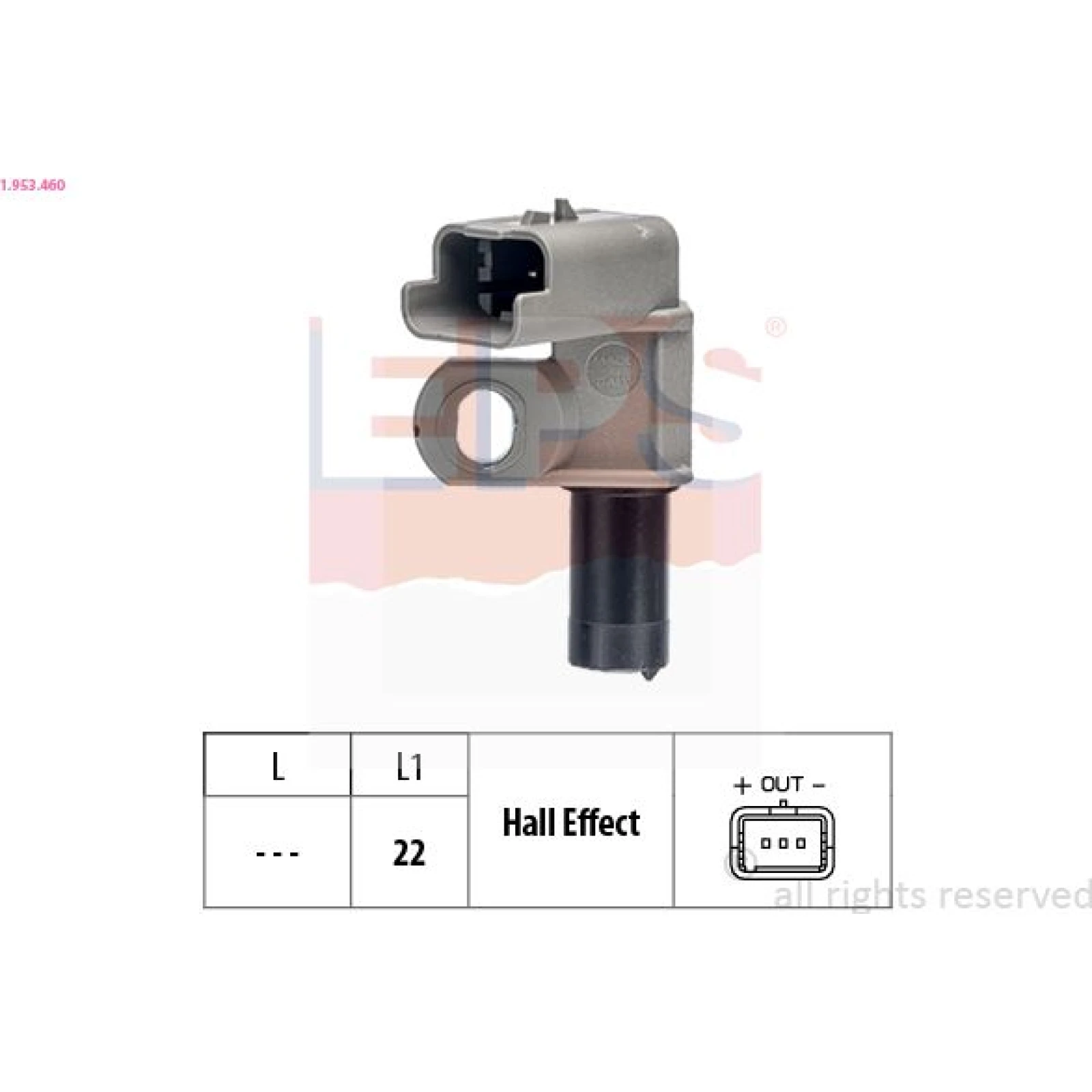 Sensor, Nockenwellenposition 1.953.460