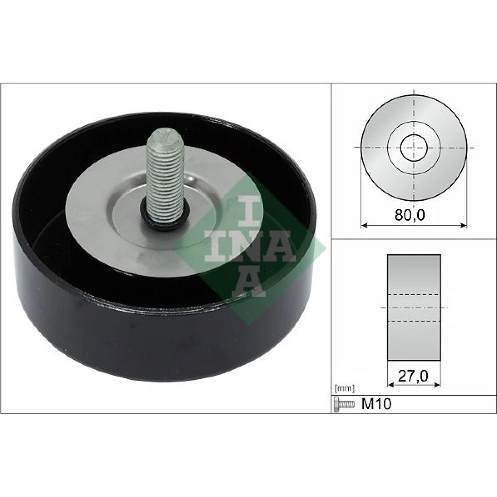 Umlenk-/Führungsrolle, Keilrippenriemen 532 0658 10