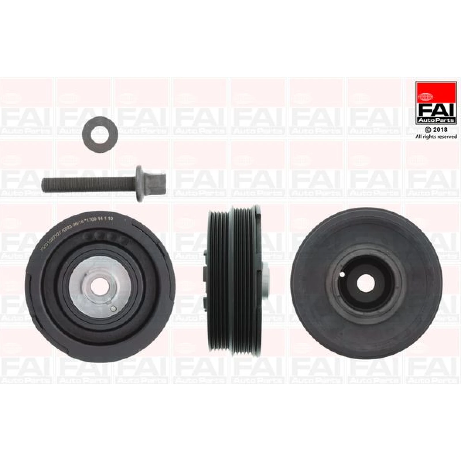 FAI AutoParts Riemenscheibe, Kurbelwelle FVD1027