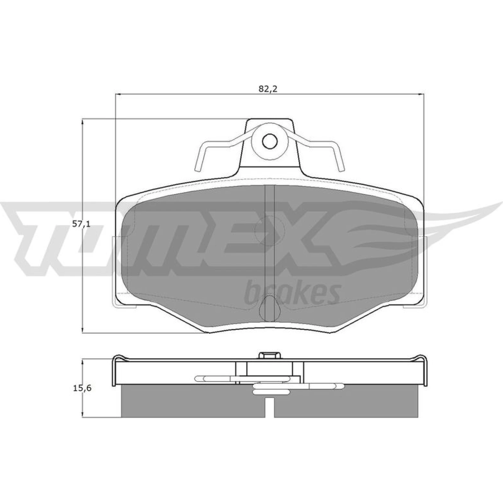 TOMEX brakes Bremsbelagsatz, Scheibenbremse TX 12-93