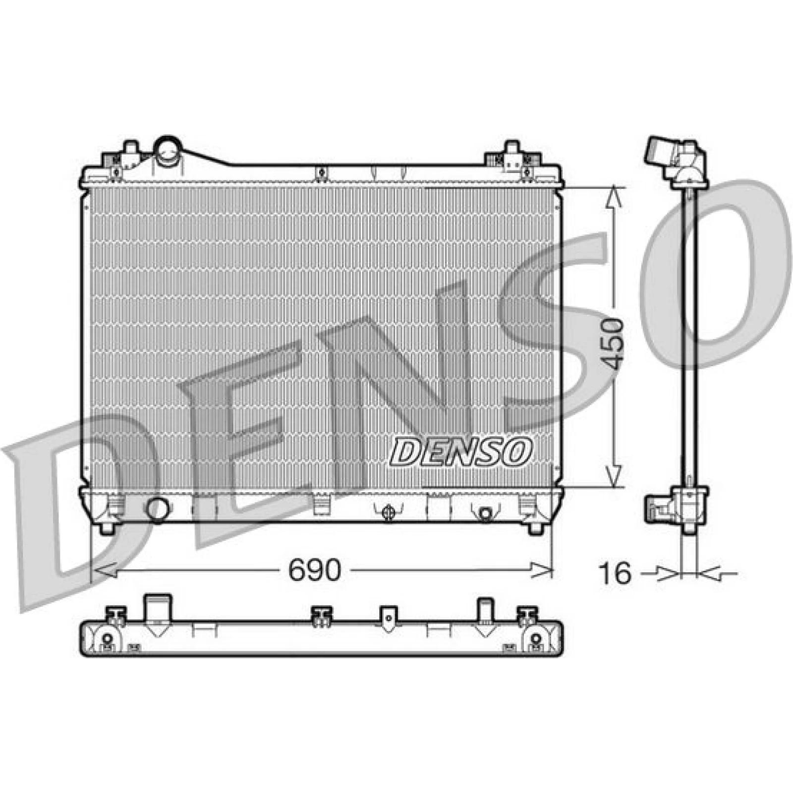 DENSO Motorkühler DRM47011