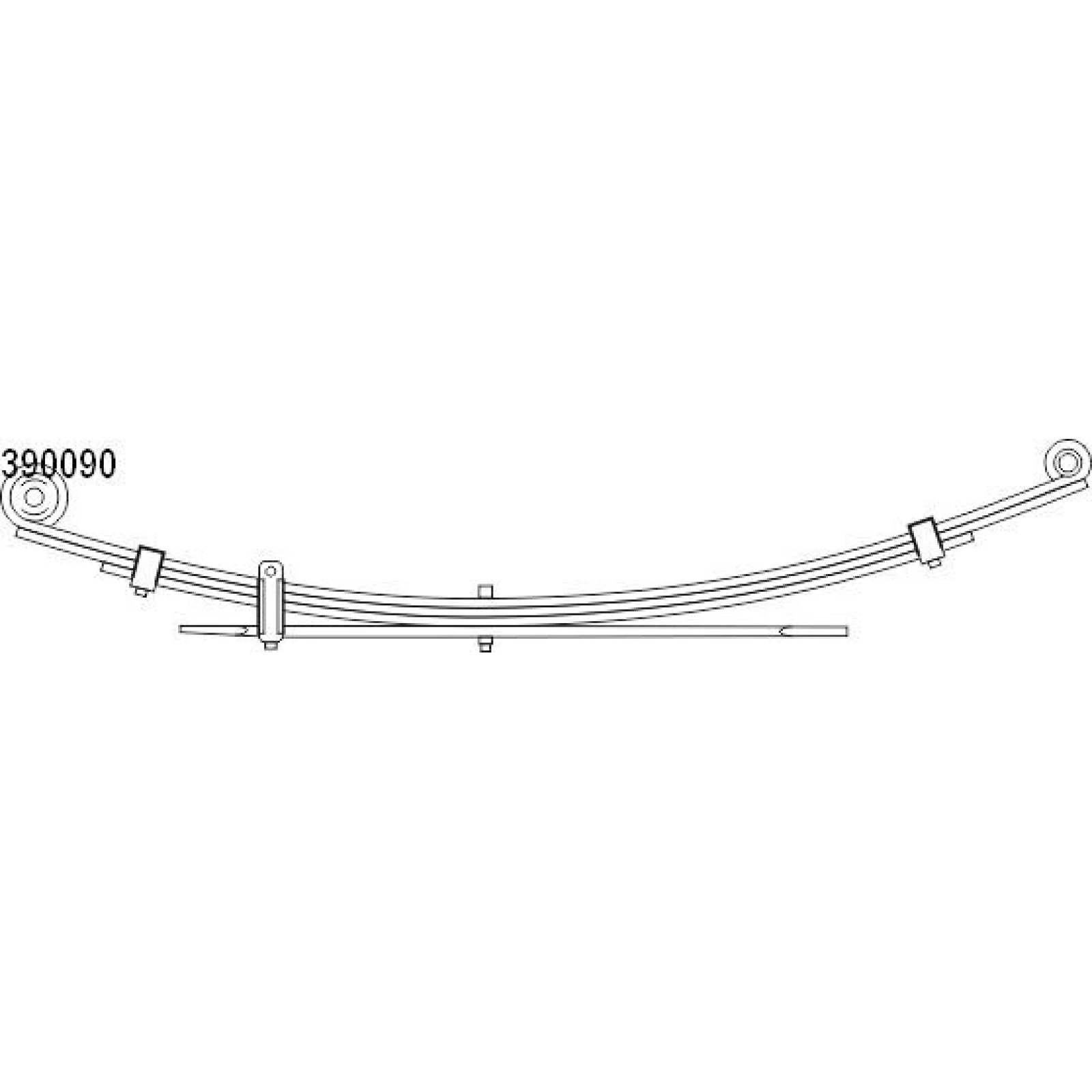 Federpaket - Federung/Dämpfung Hyundai T. H-1 Starex 97-07 (3+1) (530/680mm) 10.390.090.00