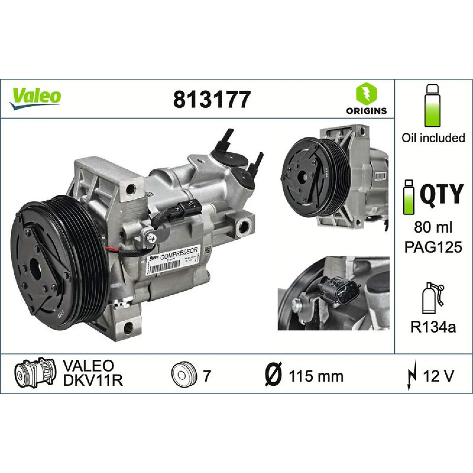 KOMPRESSOR, KLIMAANLAGE 813177