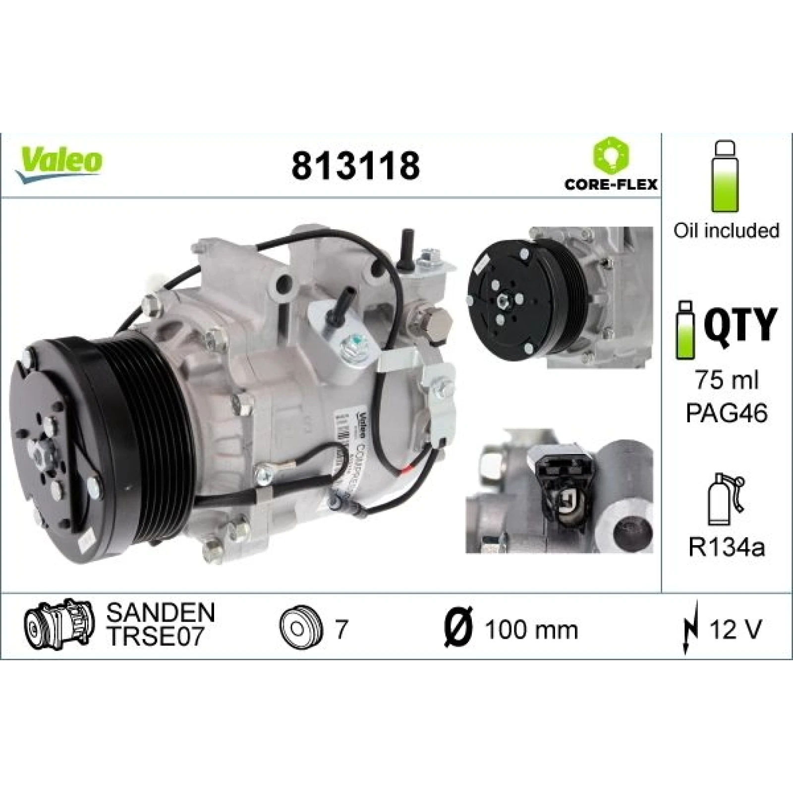 KOMPRESSOR, KLIMAANLAGE VAL813118