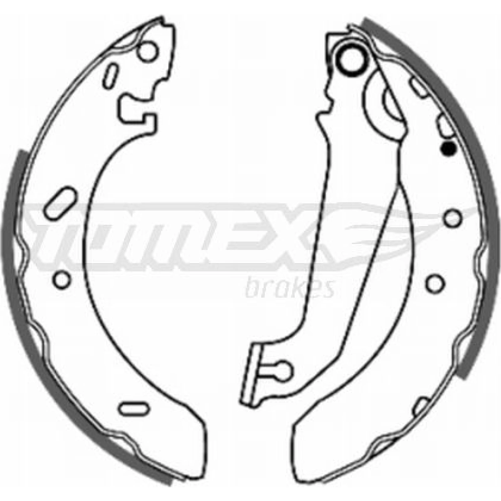 TOMEX brakes Bremsbackensatz TX 20-54