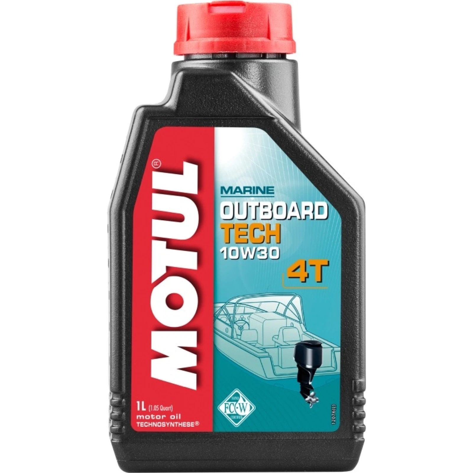 Motul Marine Outboard Tech 4T FC-W 10W-30 1 Liter 106453