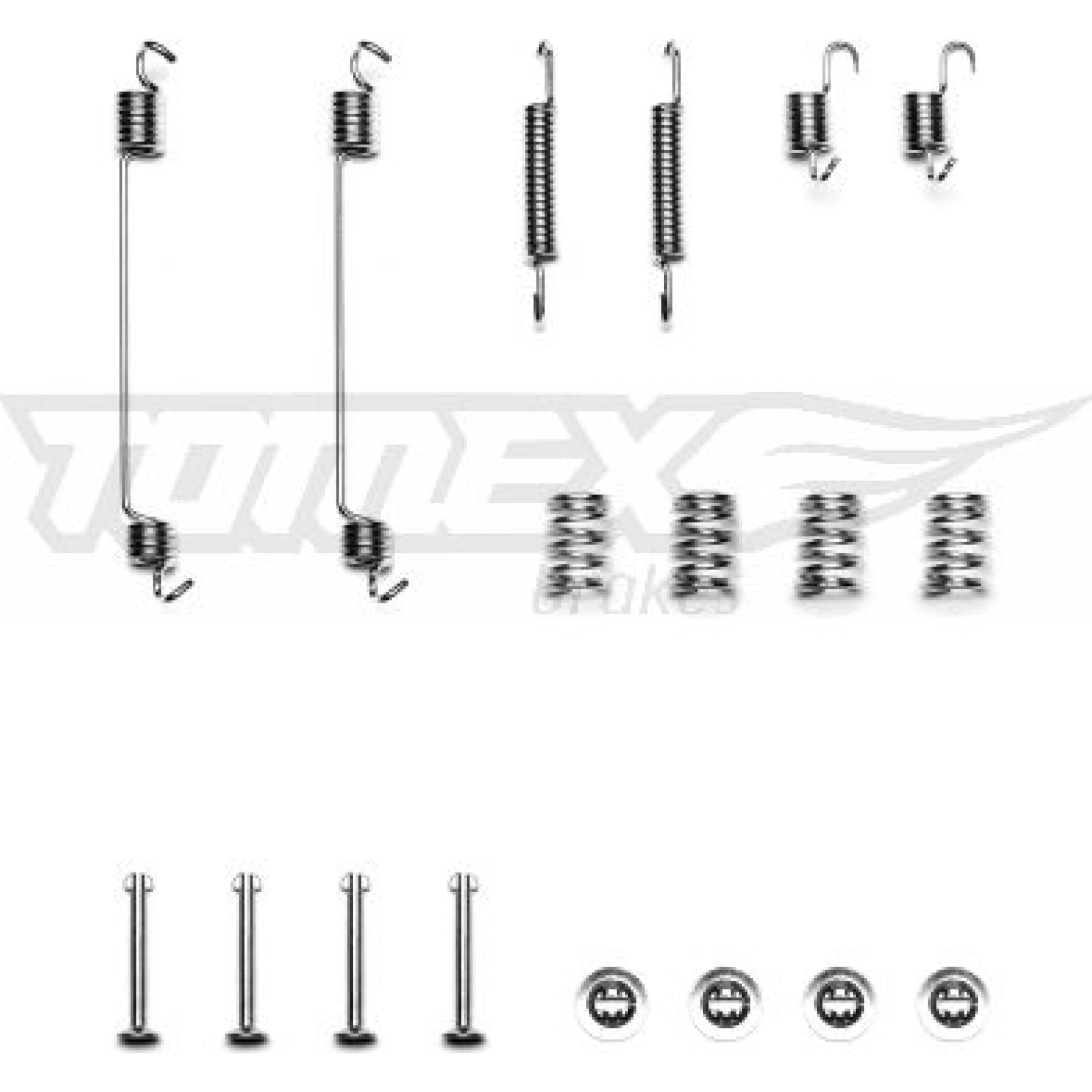 TOMEX brakes Zubehörsatz, Bremsbacken TX 40-08