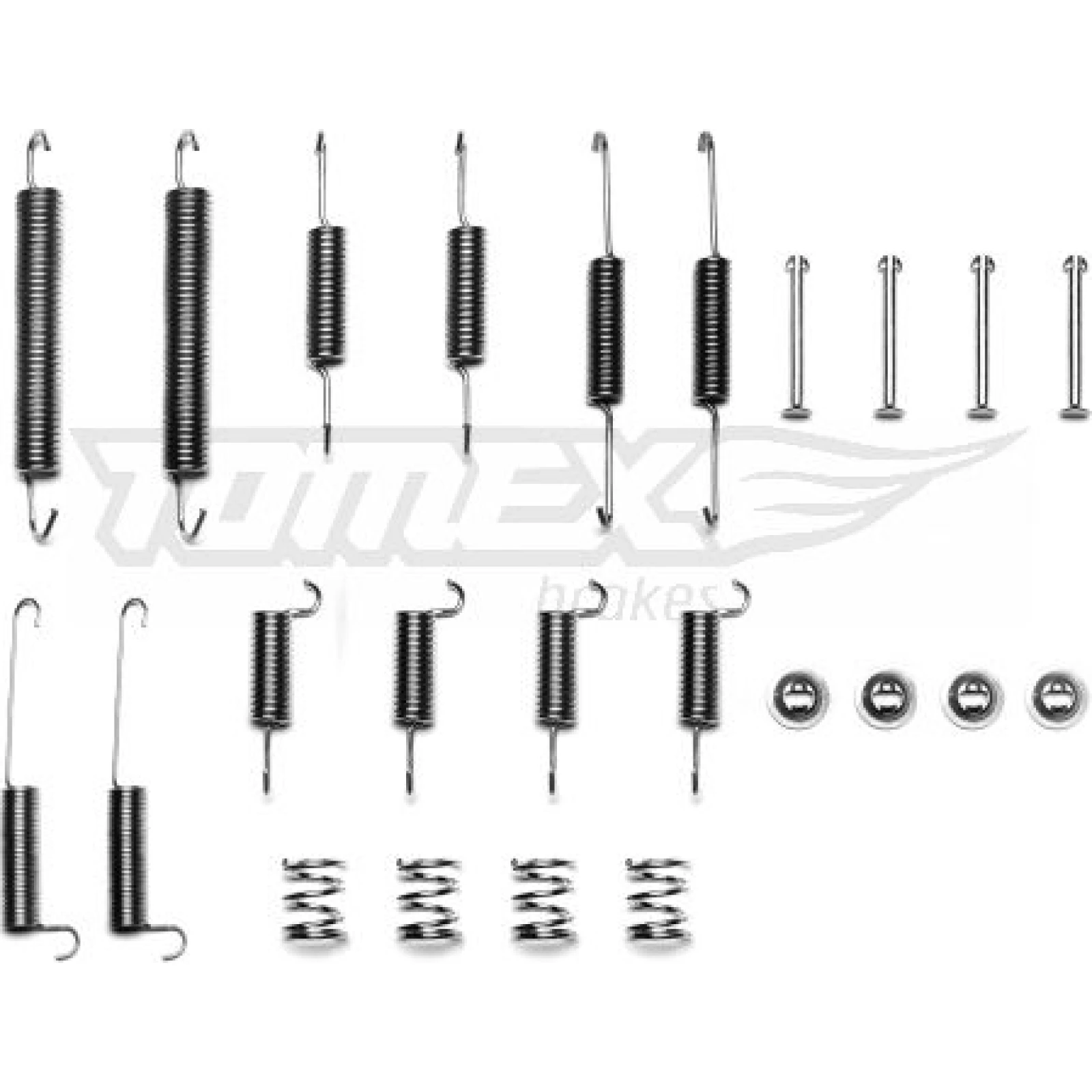 TOMEX brakes Zubehörsatz, Bremsbacken TX 40-03