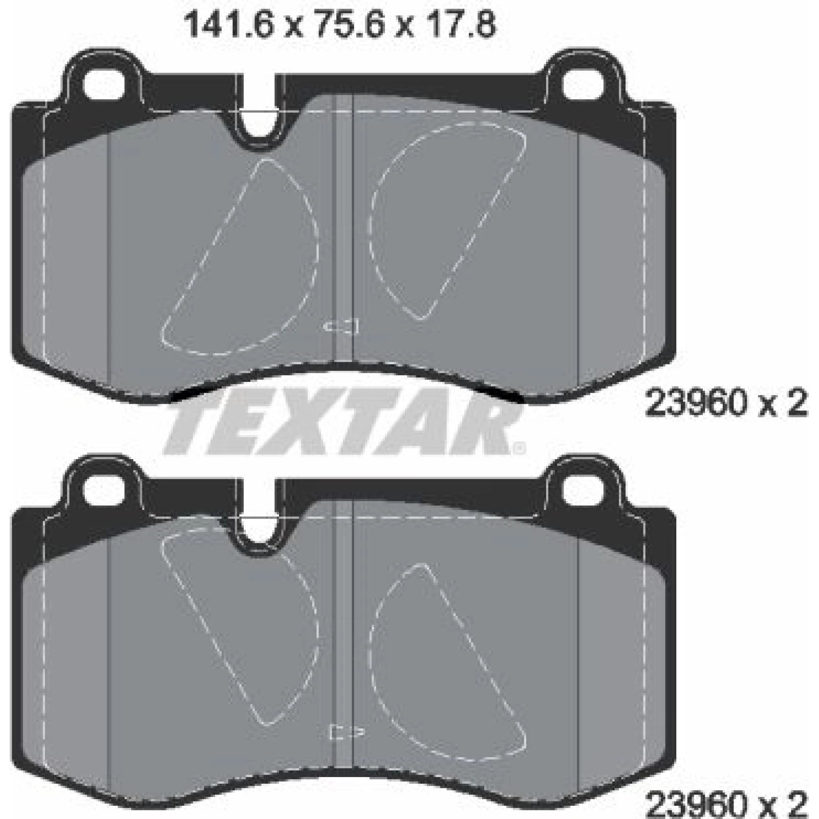 Bremsbelagsatz Db P. W211/221 2396001