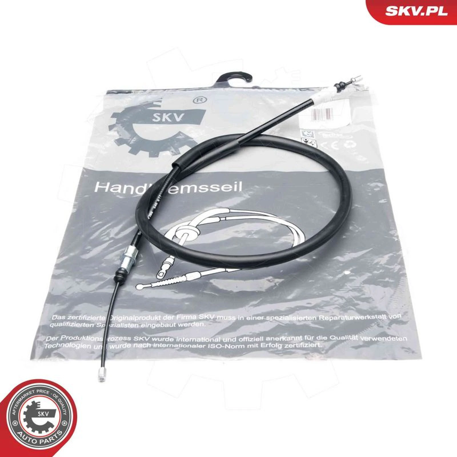 SKV GERMANY Handbremsseil Seilzug Festellbremse 25SKV396
