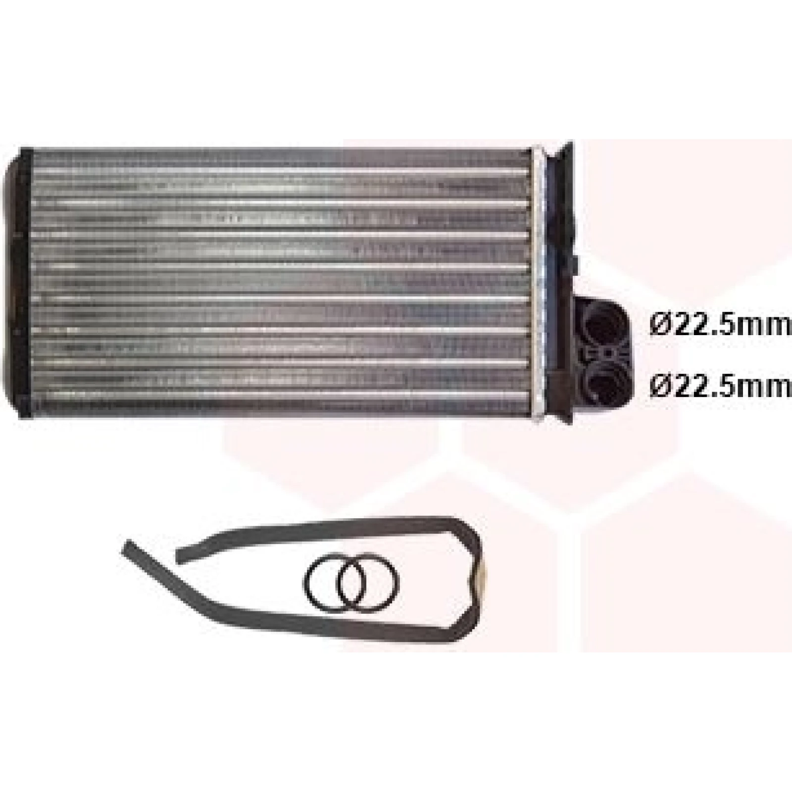 VAN WEZEL Wärmetauscher, Innenraumheizung 40006015