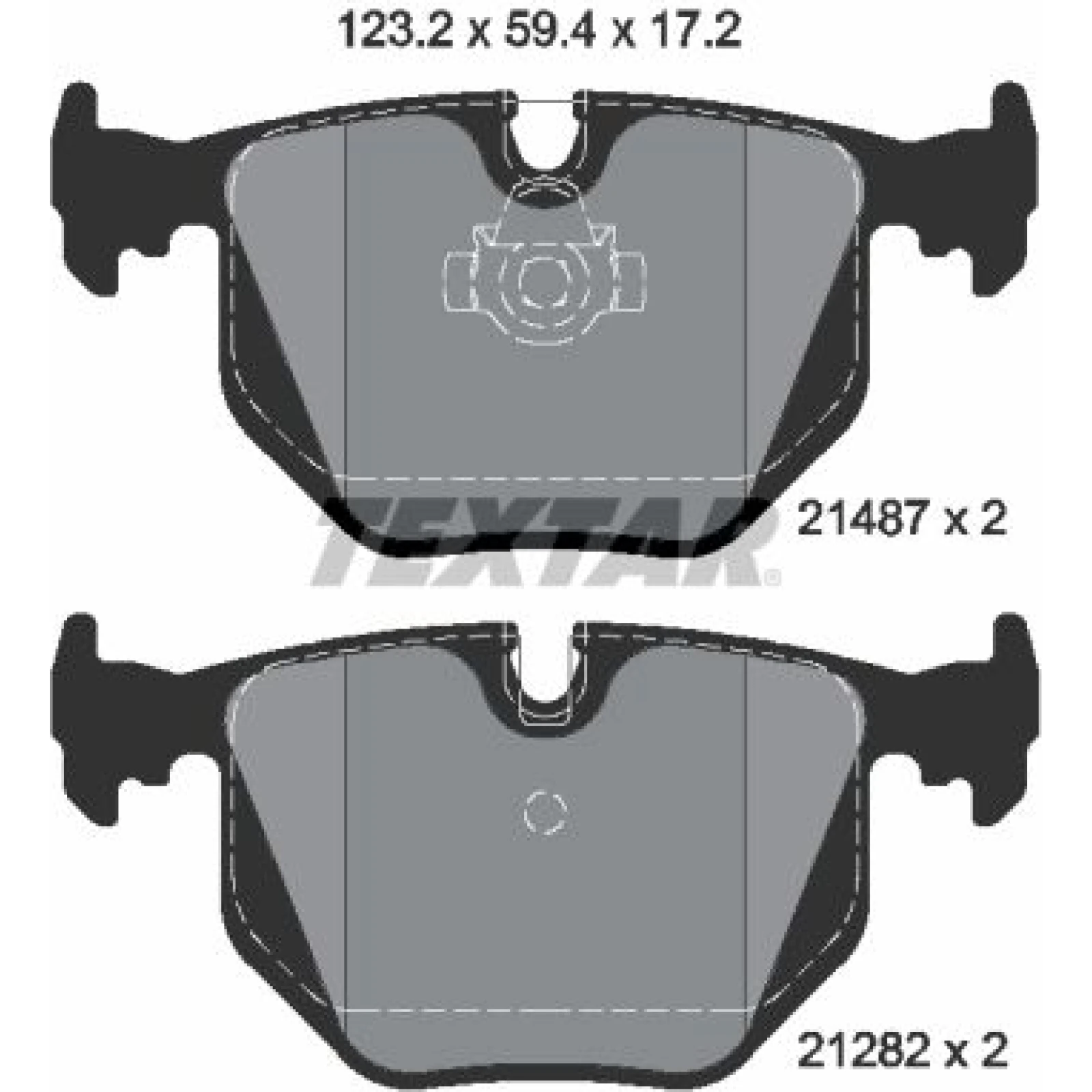 Bremsbelagsatz Bmw T. E38/E53 2148701