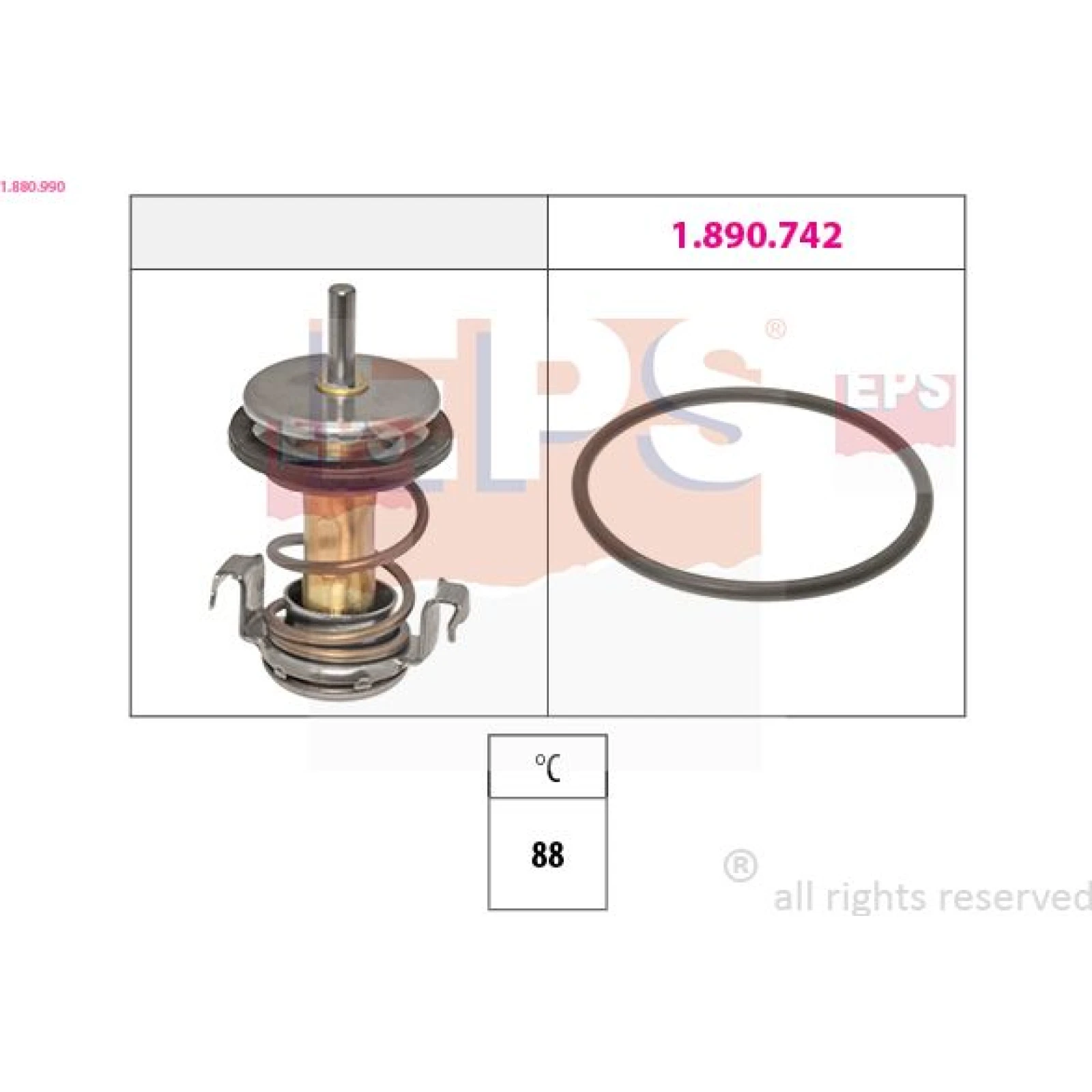 Thermostat, Kühlmittel 1.880.990
