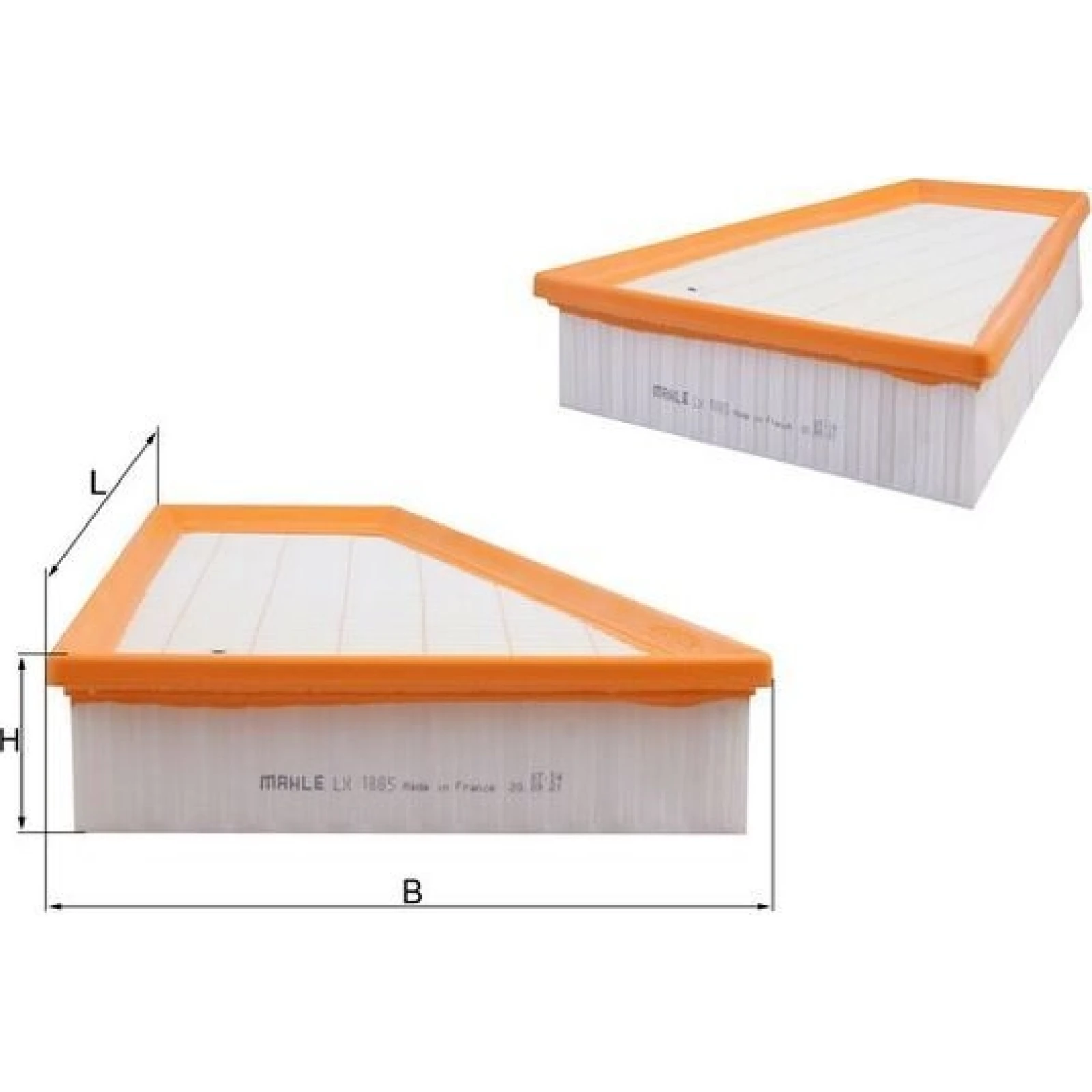 MAHLE Luftfilter LX 1885