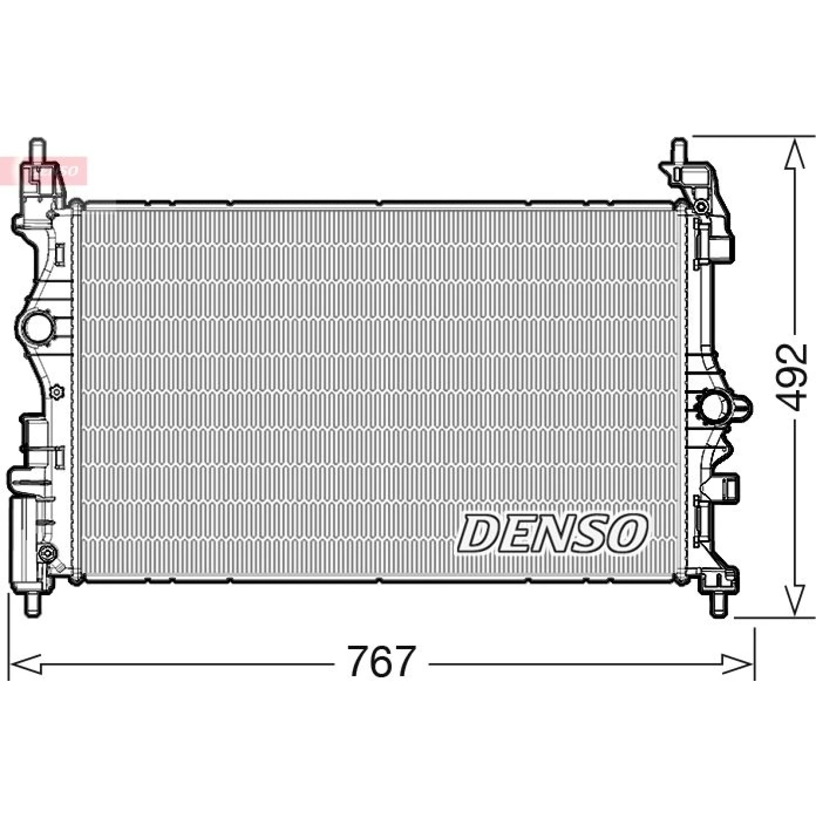 DENSO Motorkühler DRM20019