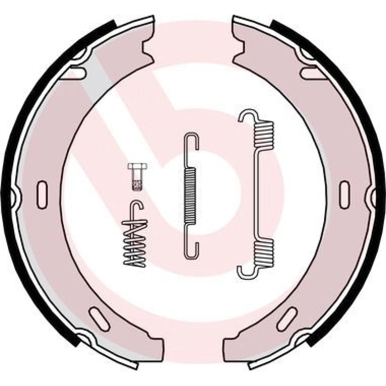 Bremsbackensatz HA S 50 502