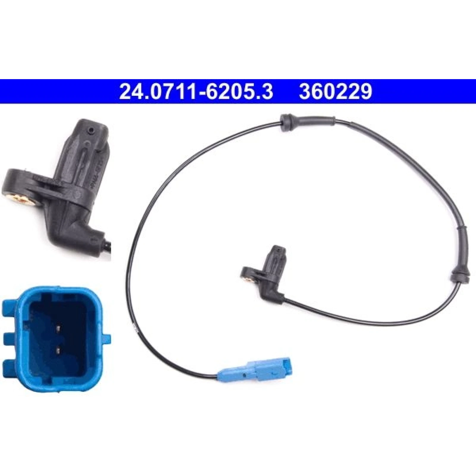 ATE ABS Sensor 24.0711-6205.3